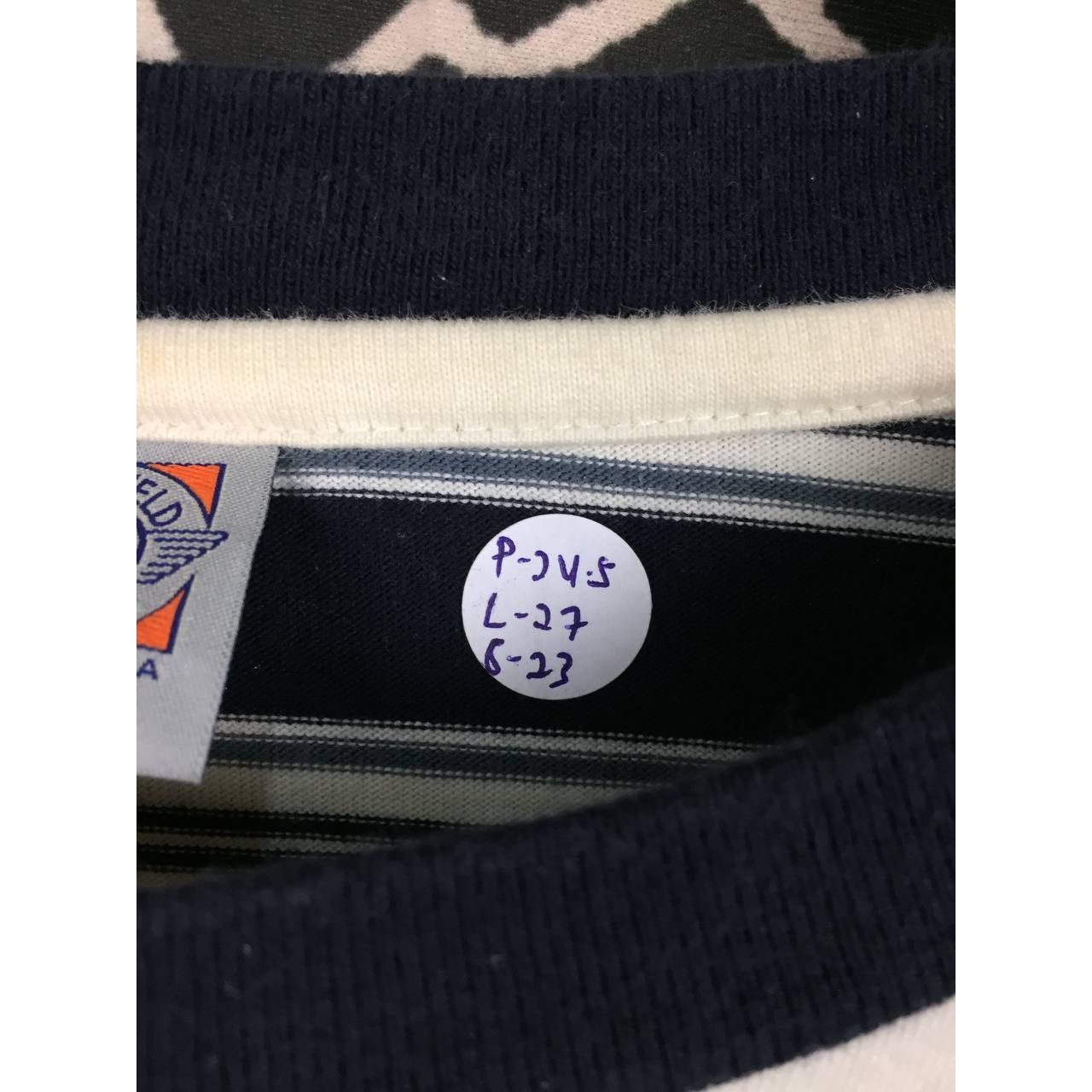 Ebbets Field Flannels × Vintage Vtg Authentic Ebbets Field Flannels Striped Longsleeve Tee Size US XL / EU 56 / 4 - 15 Thumbnail