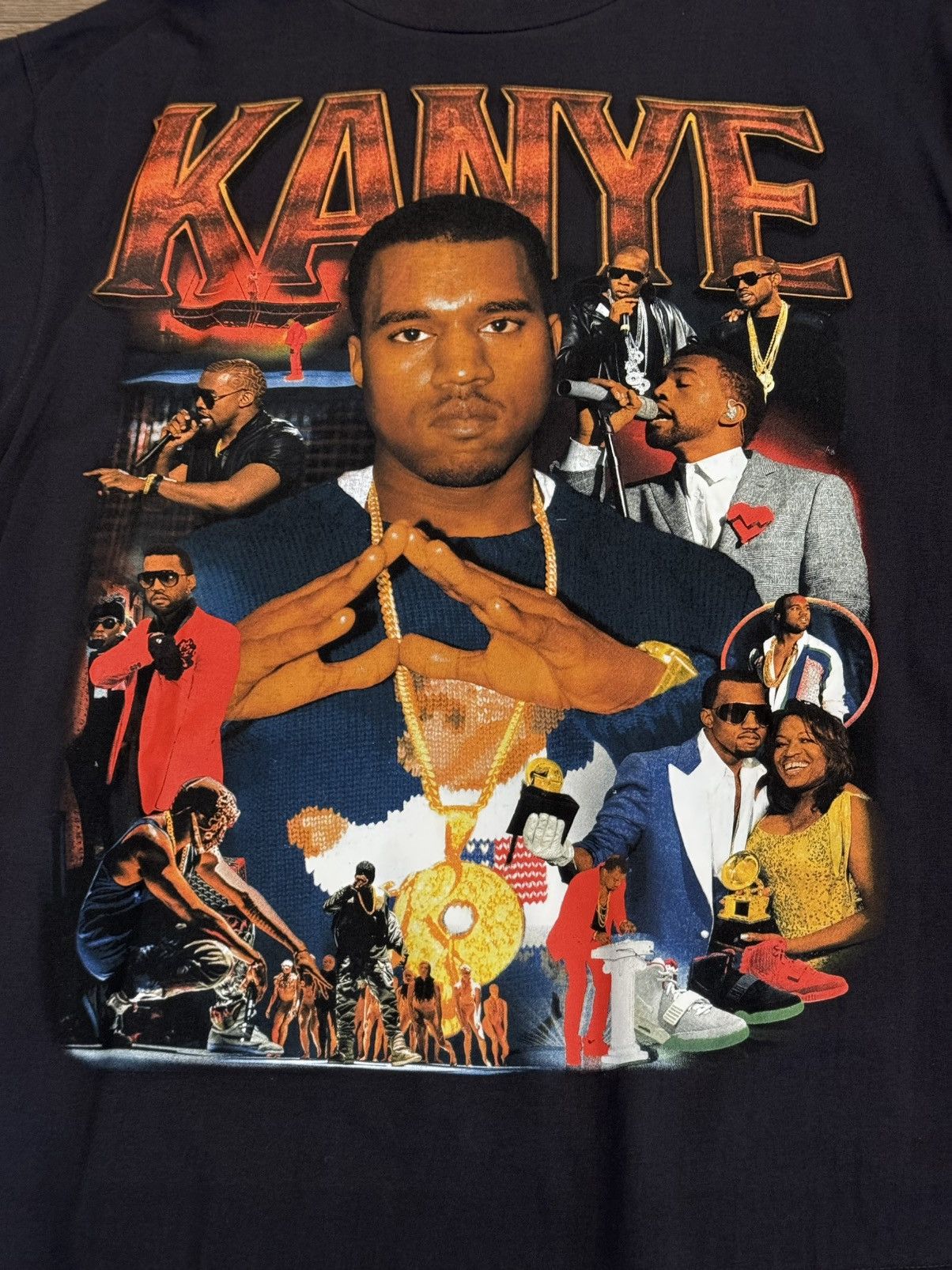 Marino Morwood Marino Morwood KANYE WEST T Shirt Large Rap Tee Size US L / EU 52-54 / 3 - 2 Thumbnail