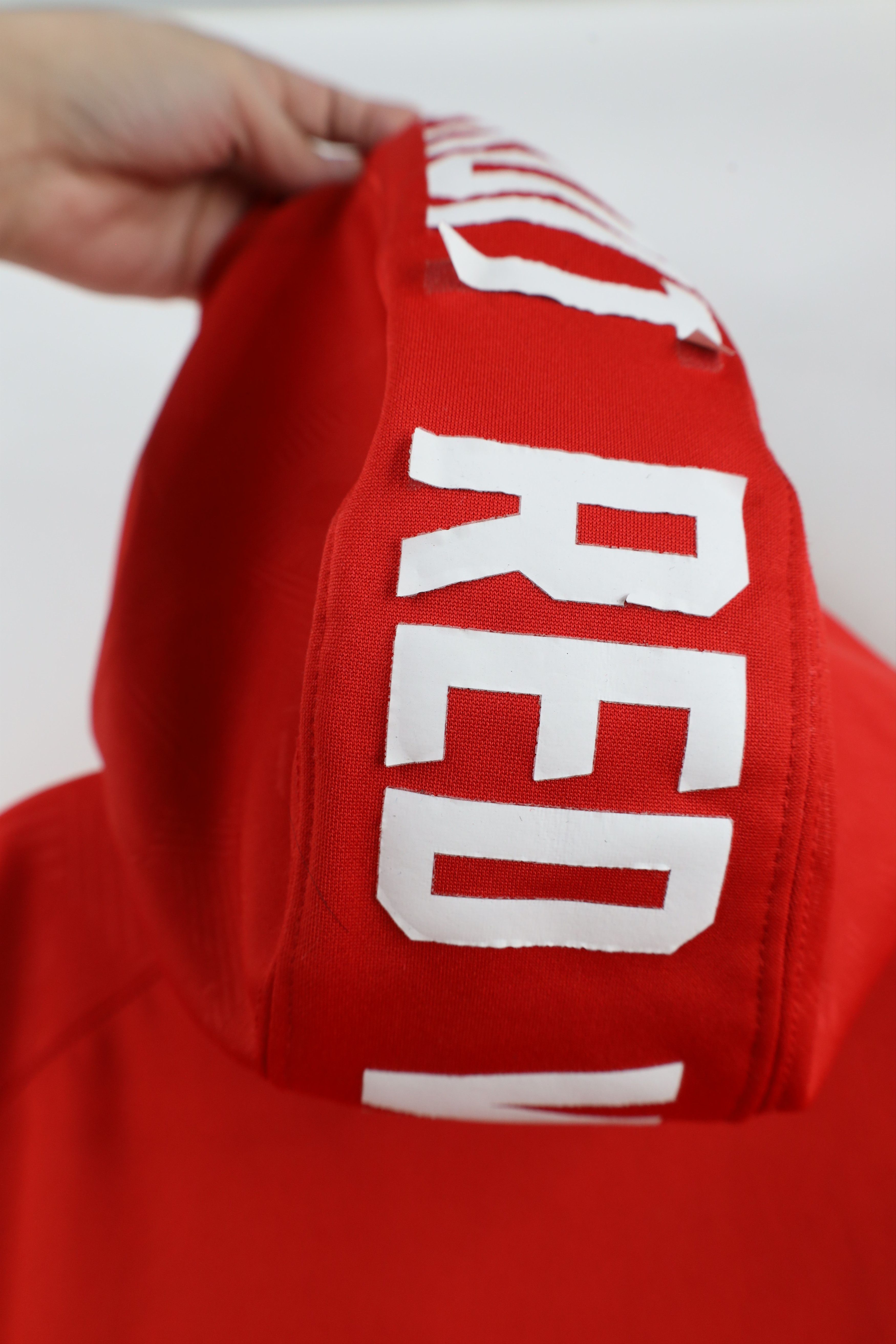 Vintage Fanatics Spell Detroit Red Wings Hockey Hoodie Sweatshirt Size US XL / EU 56 / 4 - 12 Thumbnail