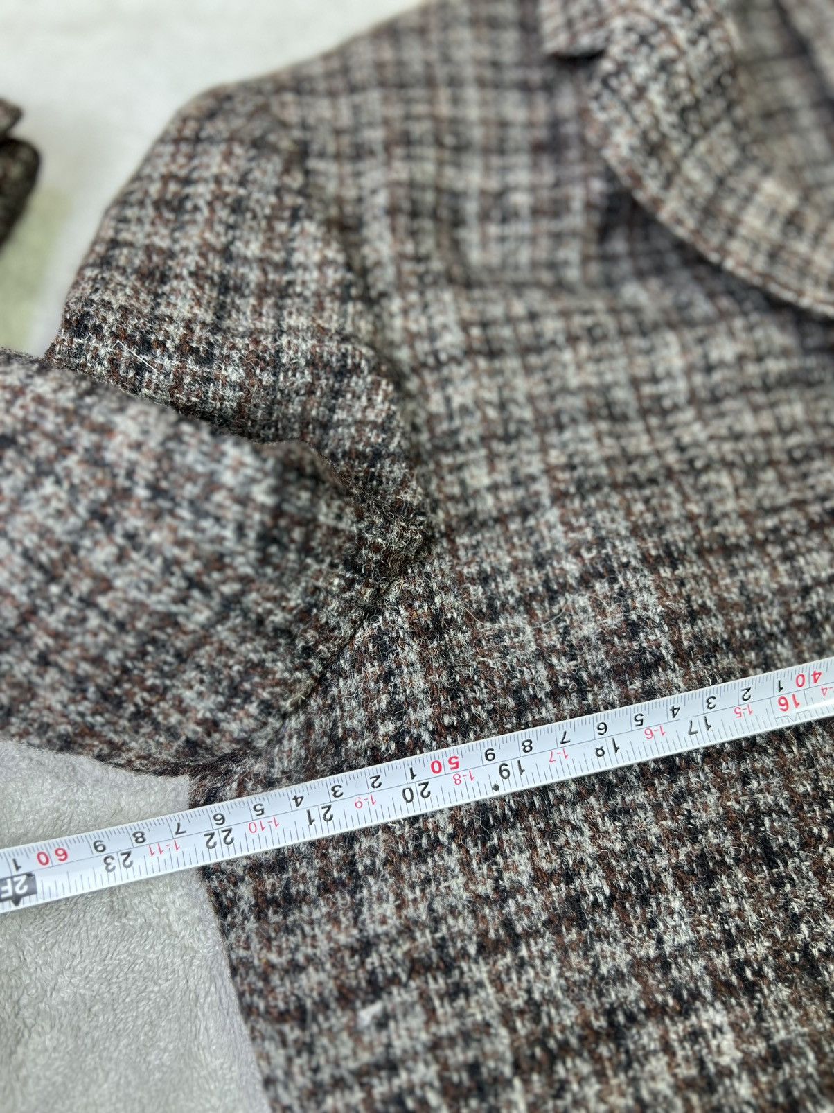 Harris Tweed Harris Tweed Pure Scottish Wool Blazer Brown Multi Check Size 40R - 4 Thumbnail