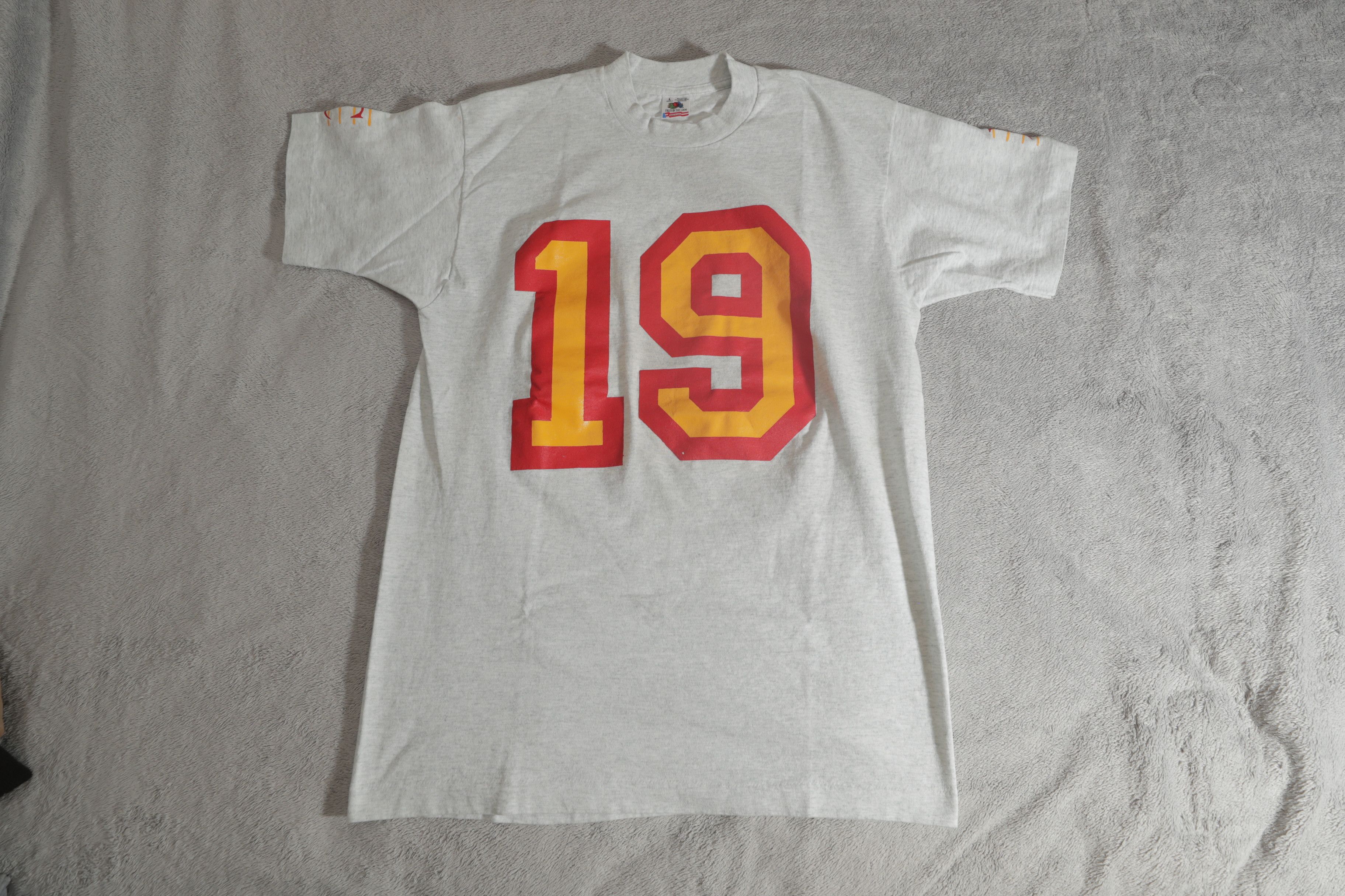 Fruit Of The Loom × Vintage Vintage Joe Montana Kansas City Chiefs Tee (L) Size US L / EU 52-54 / 3 - 3 Thumbnail