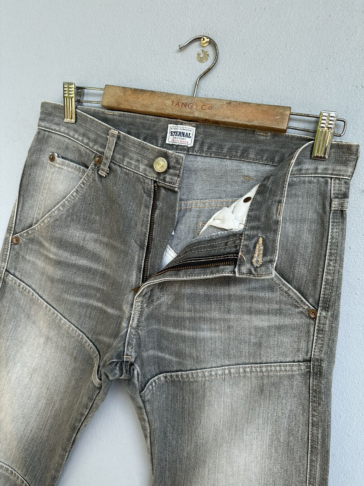Eternal Japanese Brand Eternal Bitchu Kurashiki Biker Denim Jeans Size US 30 / EU 46 - 4 Thumbnail