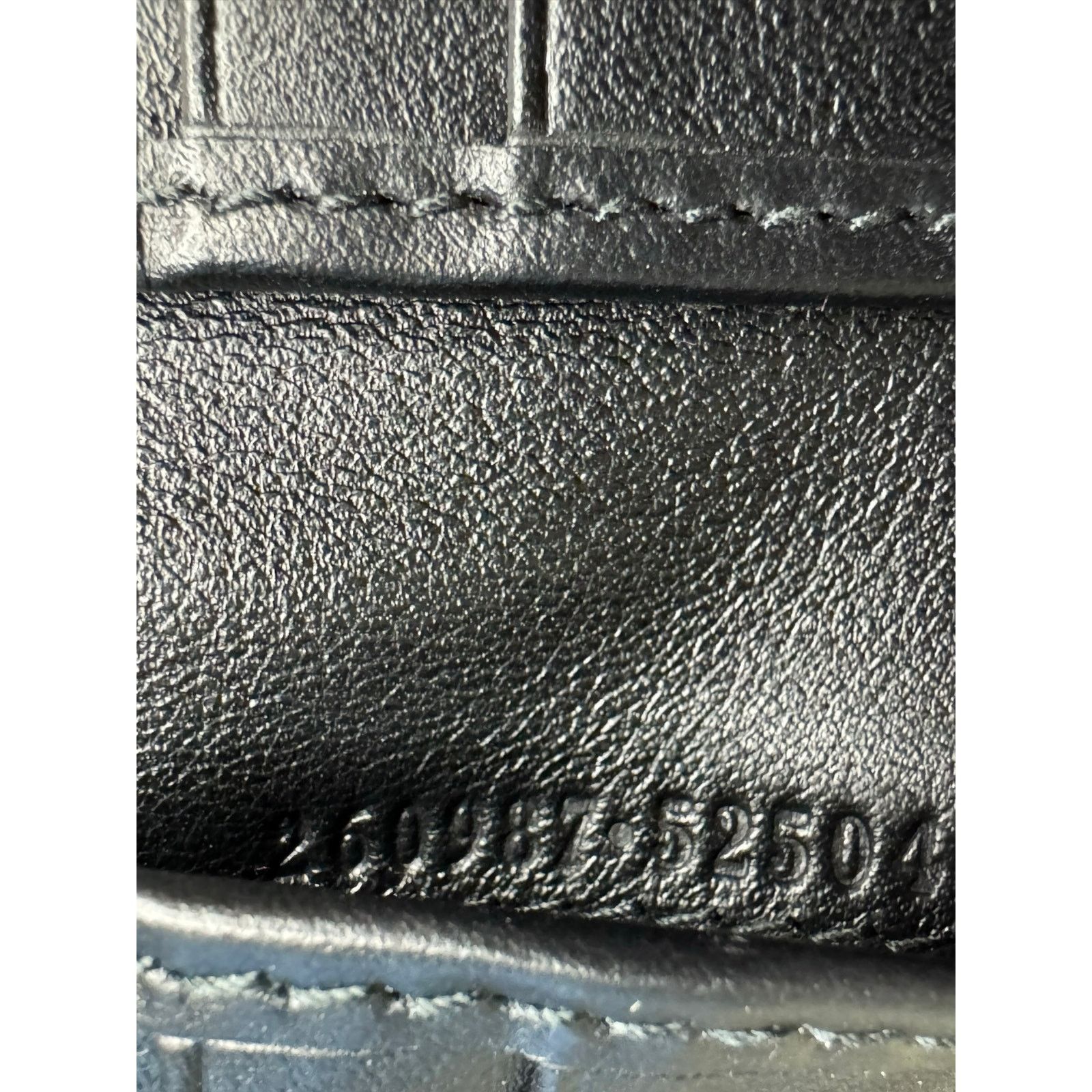 Gucci Gucci Microguccisima Leather Bifold Wallet in Black Size ONE SIZE - 4 Thumbnail