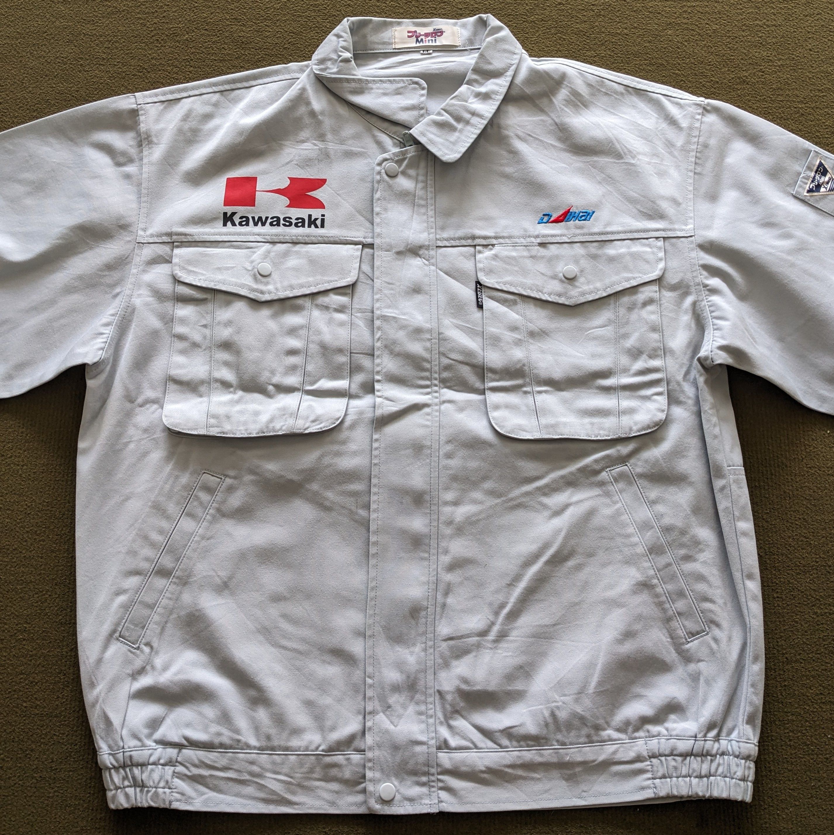 Japanese Brand Vintage KAWASAKI Motorsports Racing Custom Jacket Size US L / EU 52-54 / 3 - 3 Thumbnail