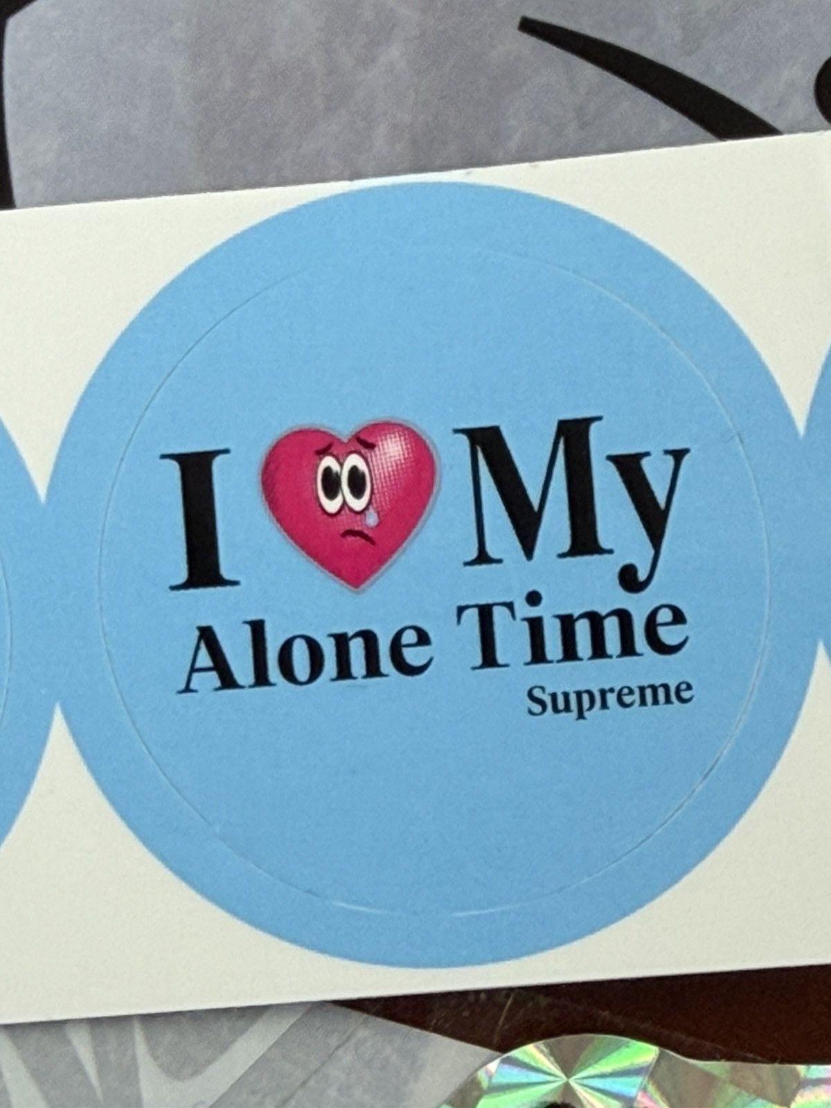Supreme Supreme I love my alone time sticker(s) Size ONE SIZE - 2 Thumbnail