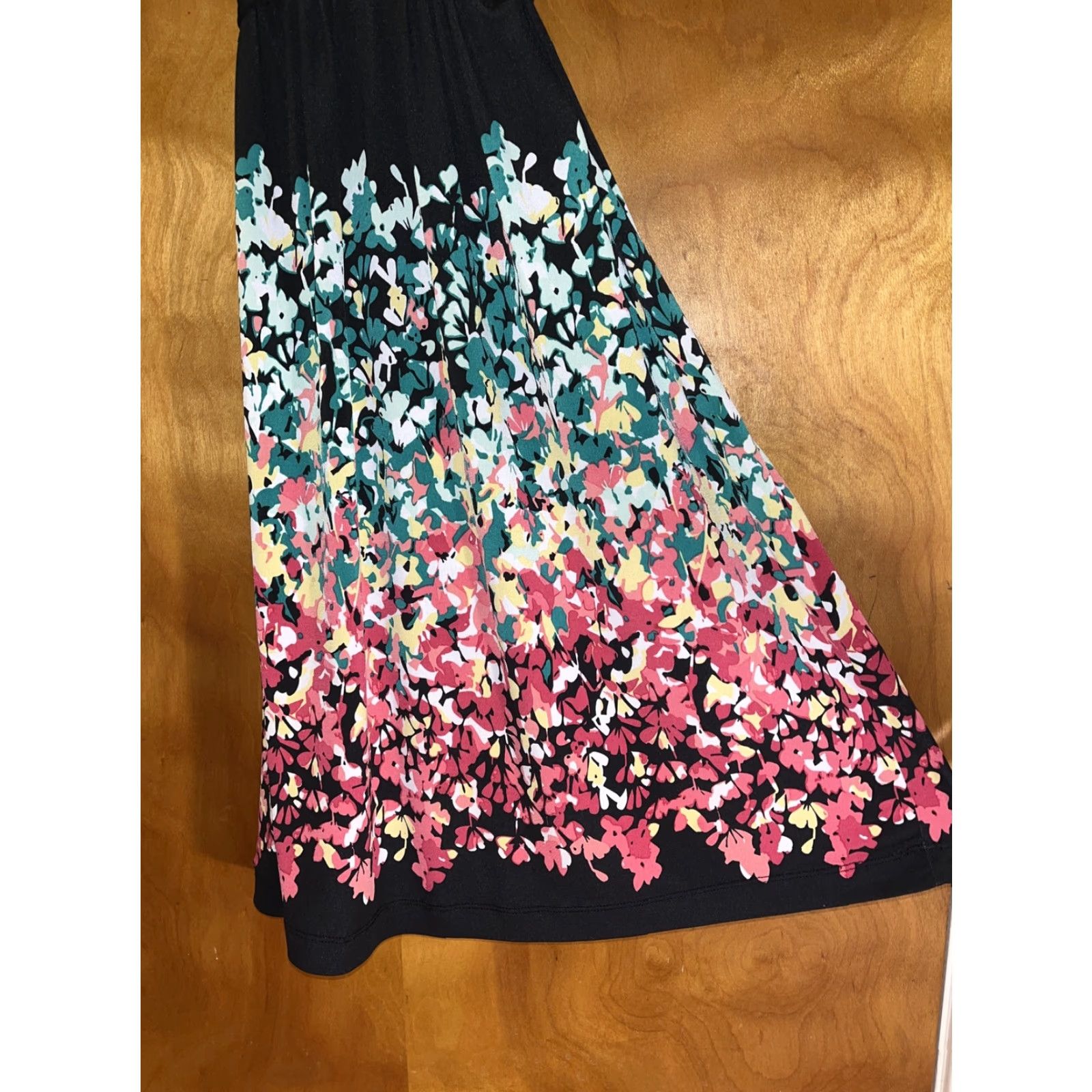 Gap GAP Multicolor Floral Tie Back Dress - Knee Length, Short Sleeve, Women’s Small Size S / US 4 / IT 40 - 4 Thumbnail