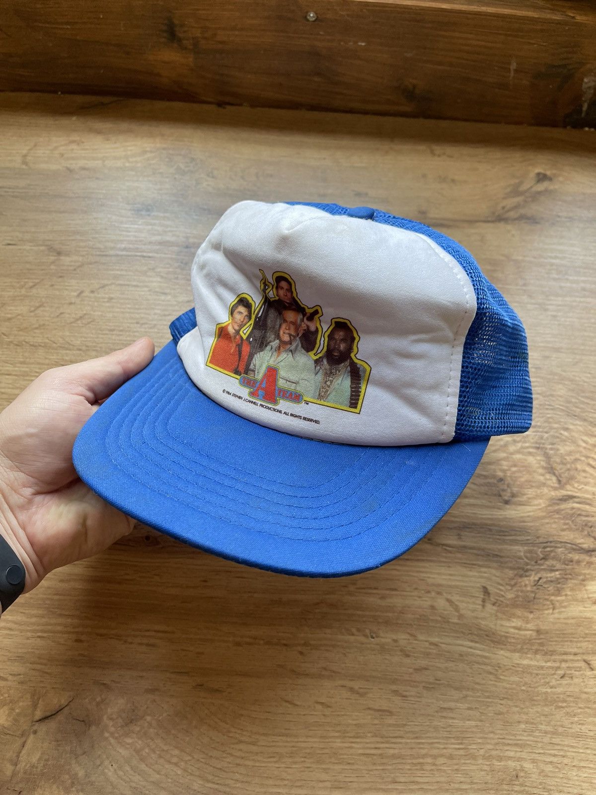 Vintage 1984 The A Team Vintage truck Cap 80’s Size ONE SIZE - 5 Thumbnail