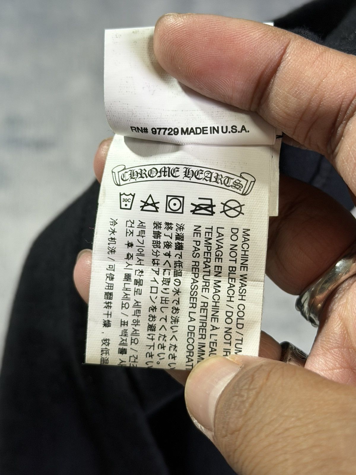 Chrome Hearts Like new - Arc Banner Shoulder Script Size US M / EU 48-50 / 2 - 11 Thumbnail