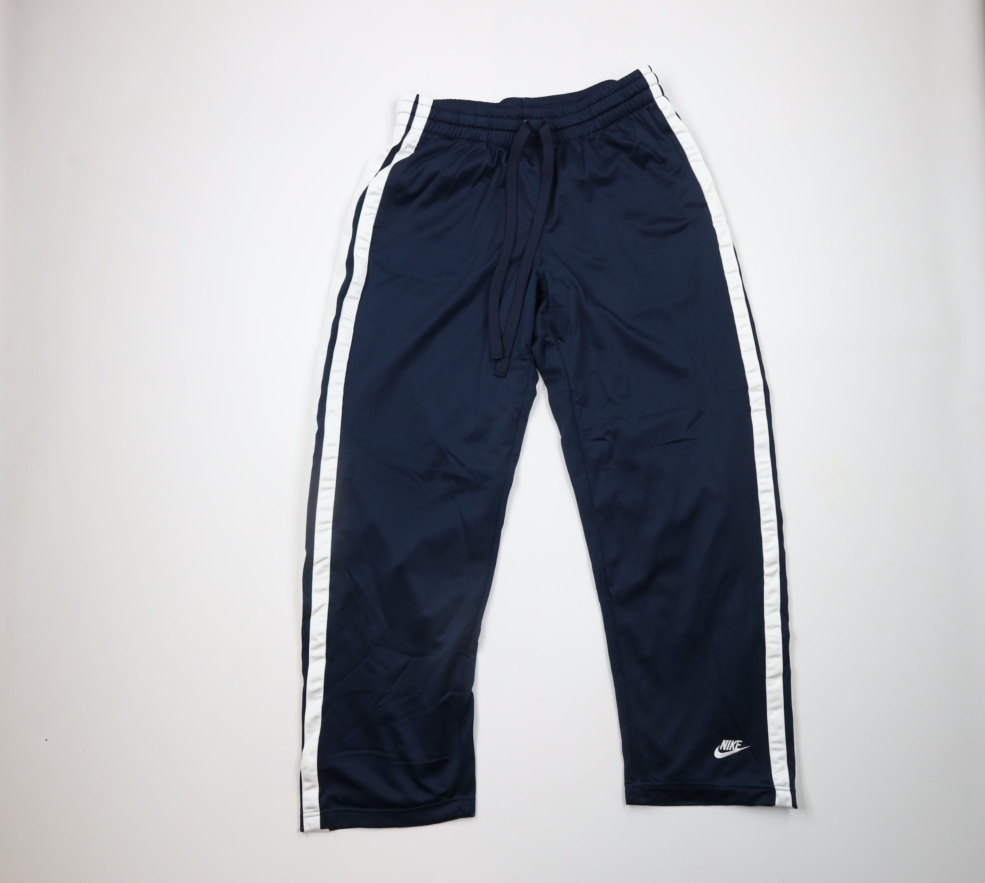 Nike × Vintage Vintage Nike Mini Swoosh Spell Out Wide Leg Mesh Sweatpants Size US 38 / EU 54 - 1 Thumbnail