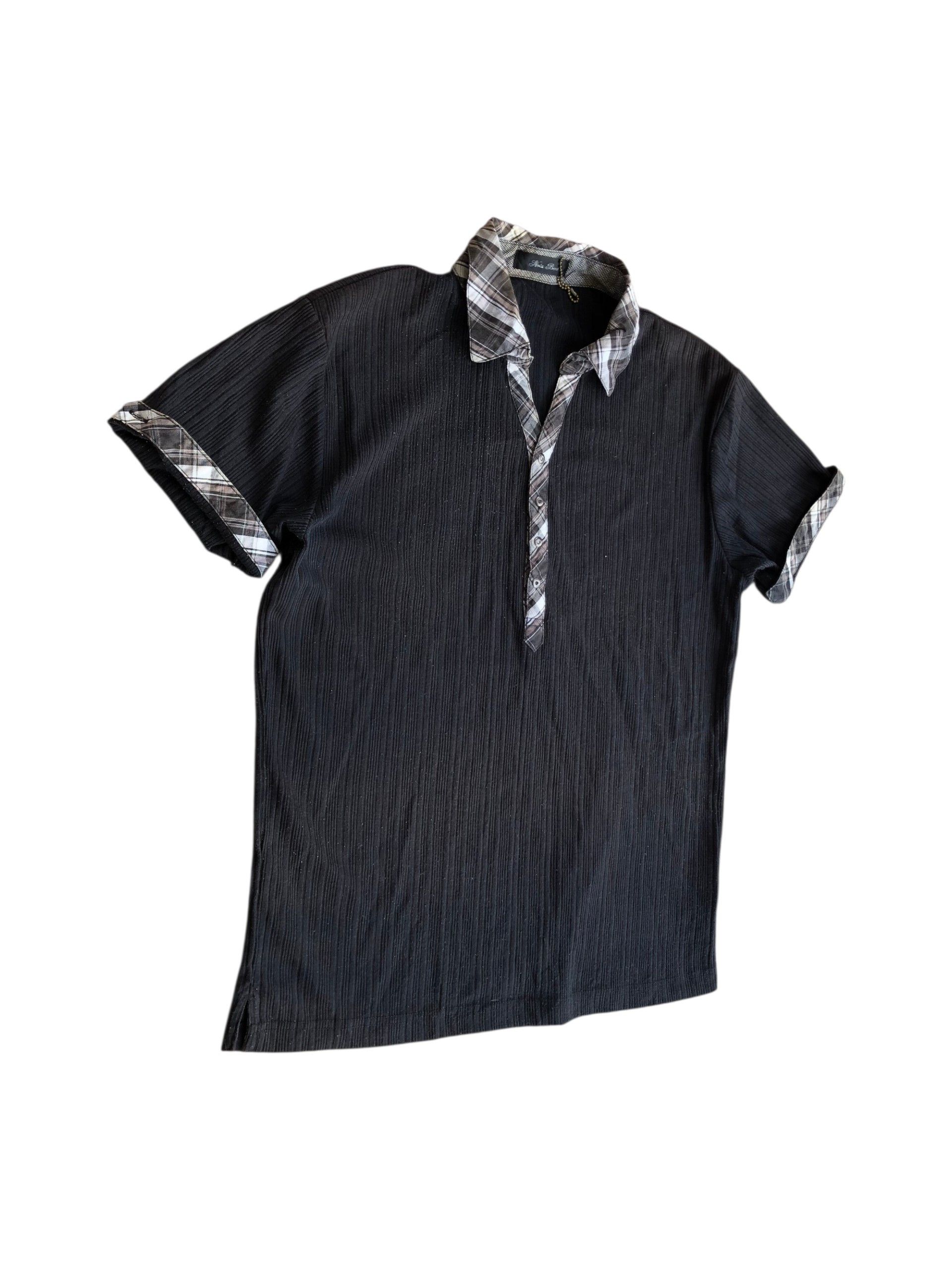 If Six Was Nine 2000s Double Layer Collar Notabene Japanese Vkei Style Y2k Size US L / EU 52-54 / 3 - 2 Thumbnail