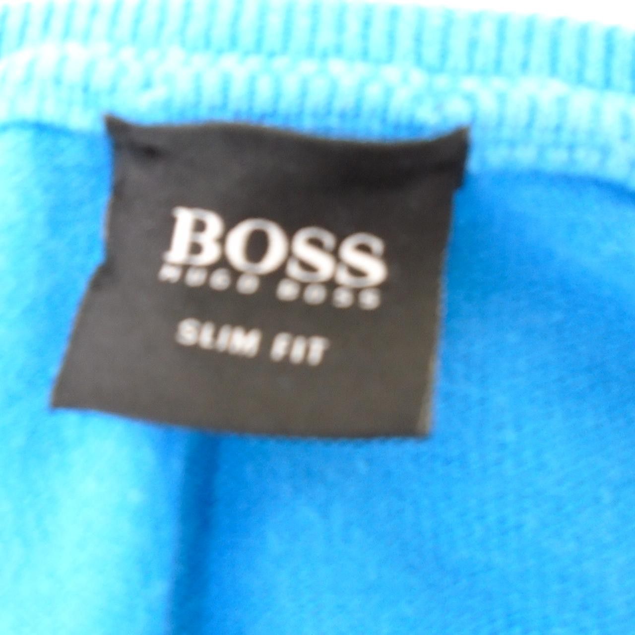 Hugo Boss Men's Sweater Hugo Boss. Blue. S. Used. Good Size US S / EU 44-46 / 1 - 9 Thumbnail
