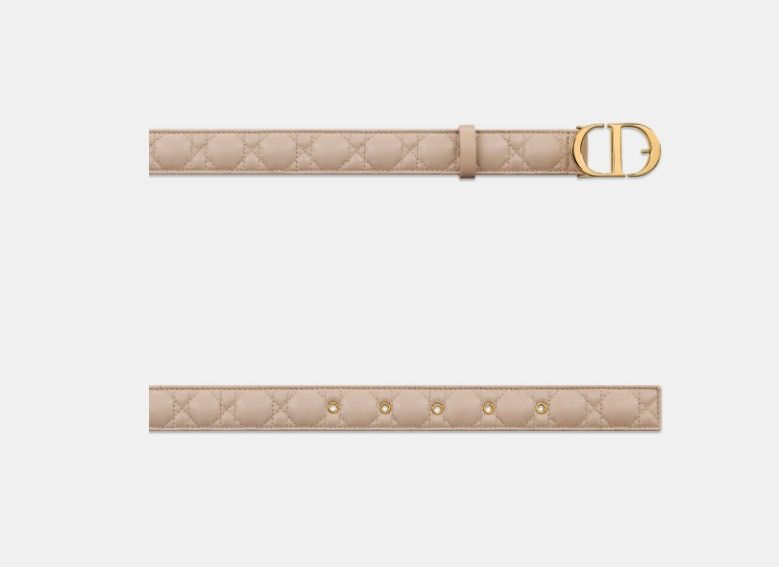Dior o1w1db10325 Size: OS / B0436U 30 Montaigne Belt in Beige Size ONE SIZE - 3 Thumbnail