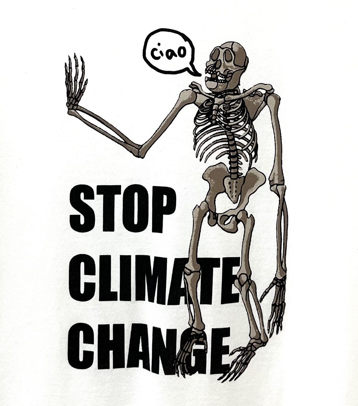 Vivienne Westwood VIVIENNE WESTWOOD MAN STOP CLIMATE CHANGE SKULL TSHIRT Size S / US 4 / IT 40 - 6 Thumbnail