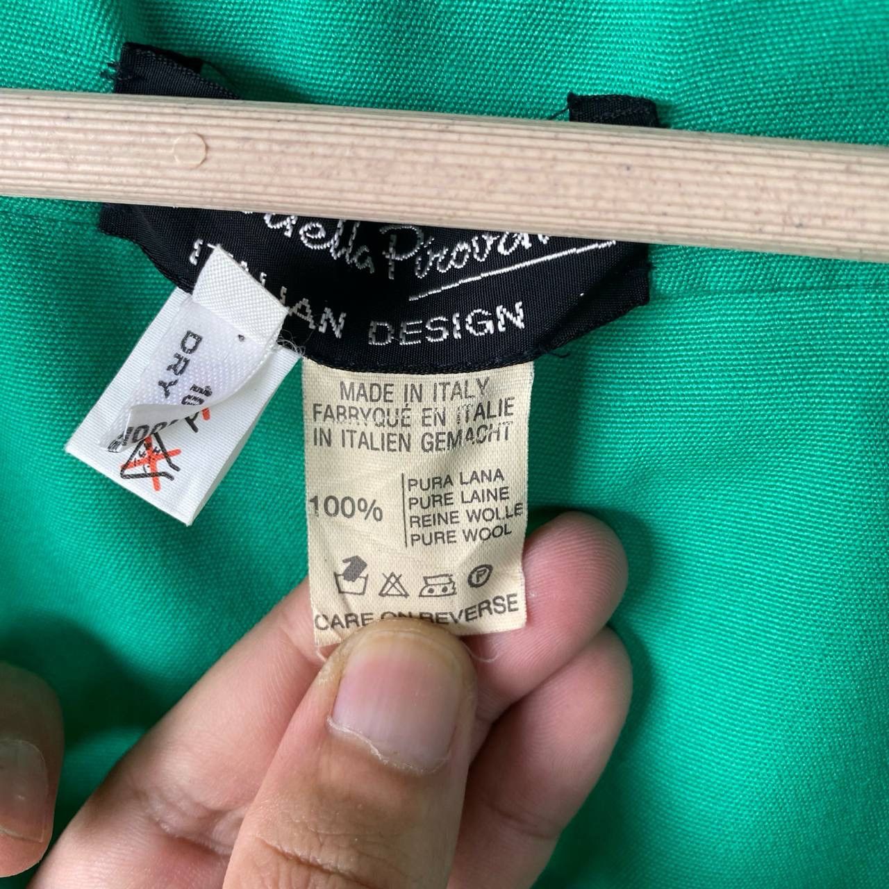 Other Vintage Italian Design Gabriella Provono Pure Wool Jacket Size L / US 10 / IT 46 - 6 Thumbnail