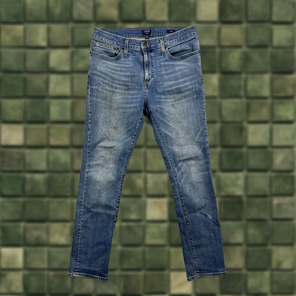 J.Crew J.CREW Jeans Slim Fit Medium Wash Men 33x30 5-Pocket Denim Casual Stretch Jeans Size US 33 - 1 Thumbnail