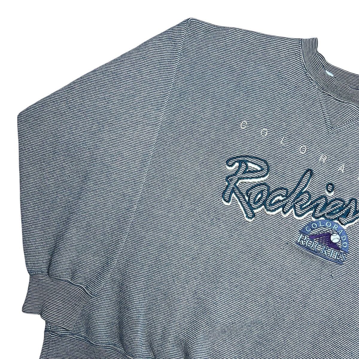 MLB 1990s MLB Colorado Rockies Lee Sport Embroidered Sweatshirt Size US XL / EU 56 / 4 - 18 Thumbnail