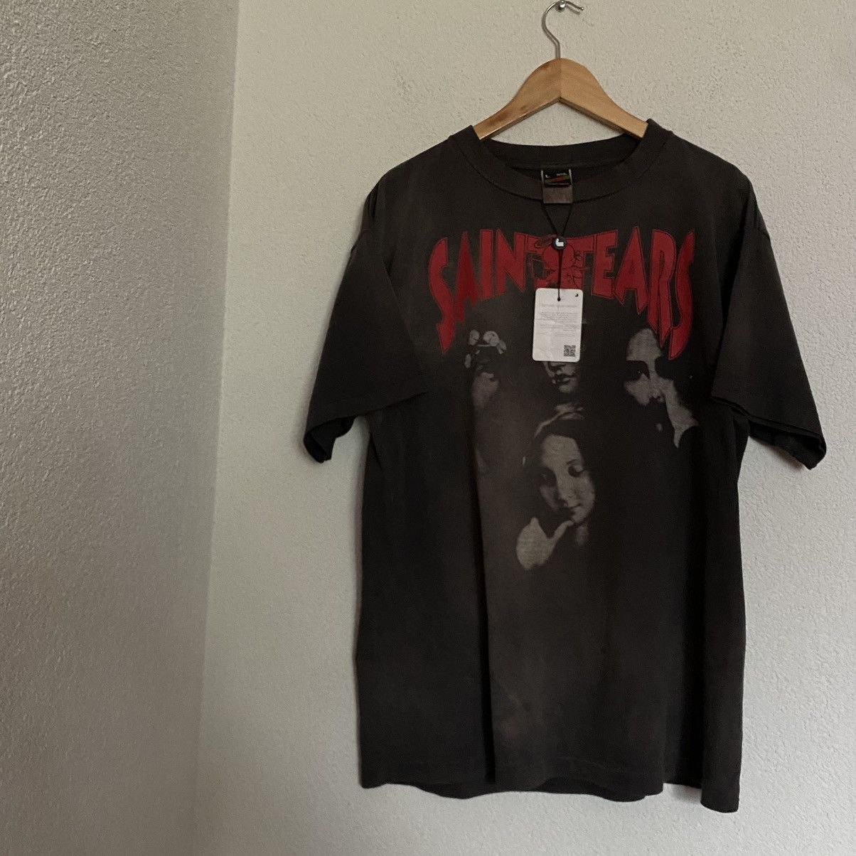 READYMADE Saint Michael Denim Tears Saint Tears T-Shirt | Grailed