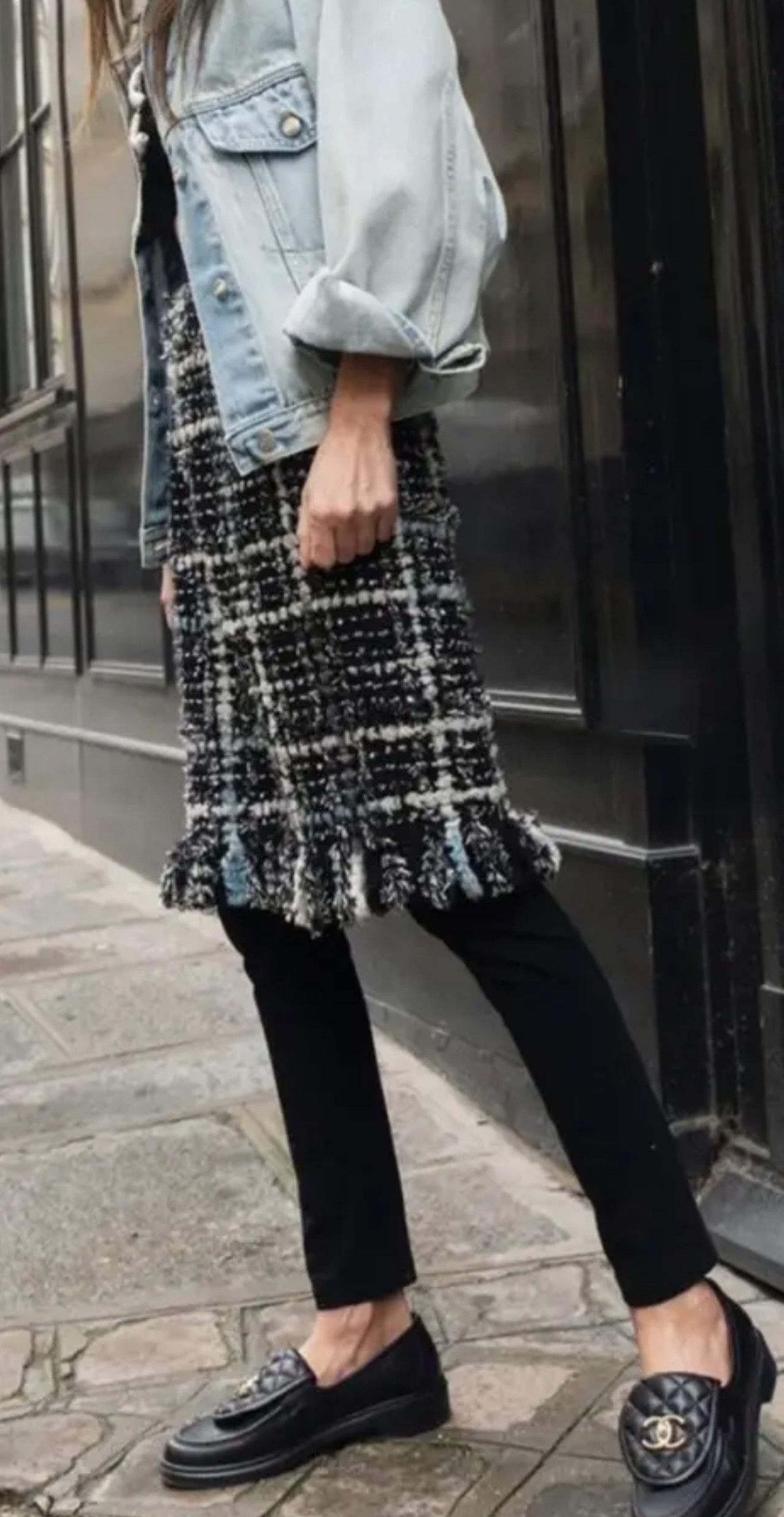 Chanel Chanel Tweet Skirt Size 22" - 2 Thumbnail