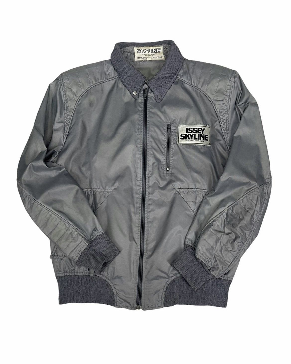 Issey Miyake SUPER RARE🔥1982 Issey Miyake Skyline NY Bomber Jacket Size US M / EU 48-50 / 2 - 1 Thumbnail