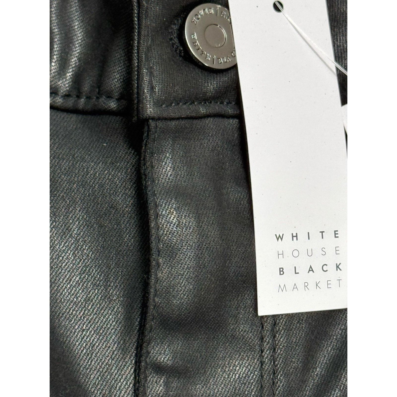 White House Black Market White House Black Market Faux Leather Pants Womens 6 Size 28" / US 6 / IT 42 - 8 Thumbnail