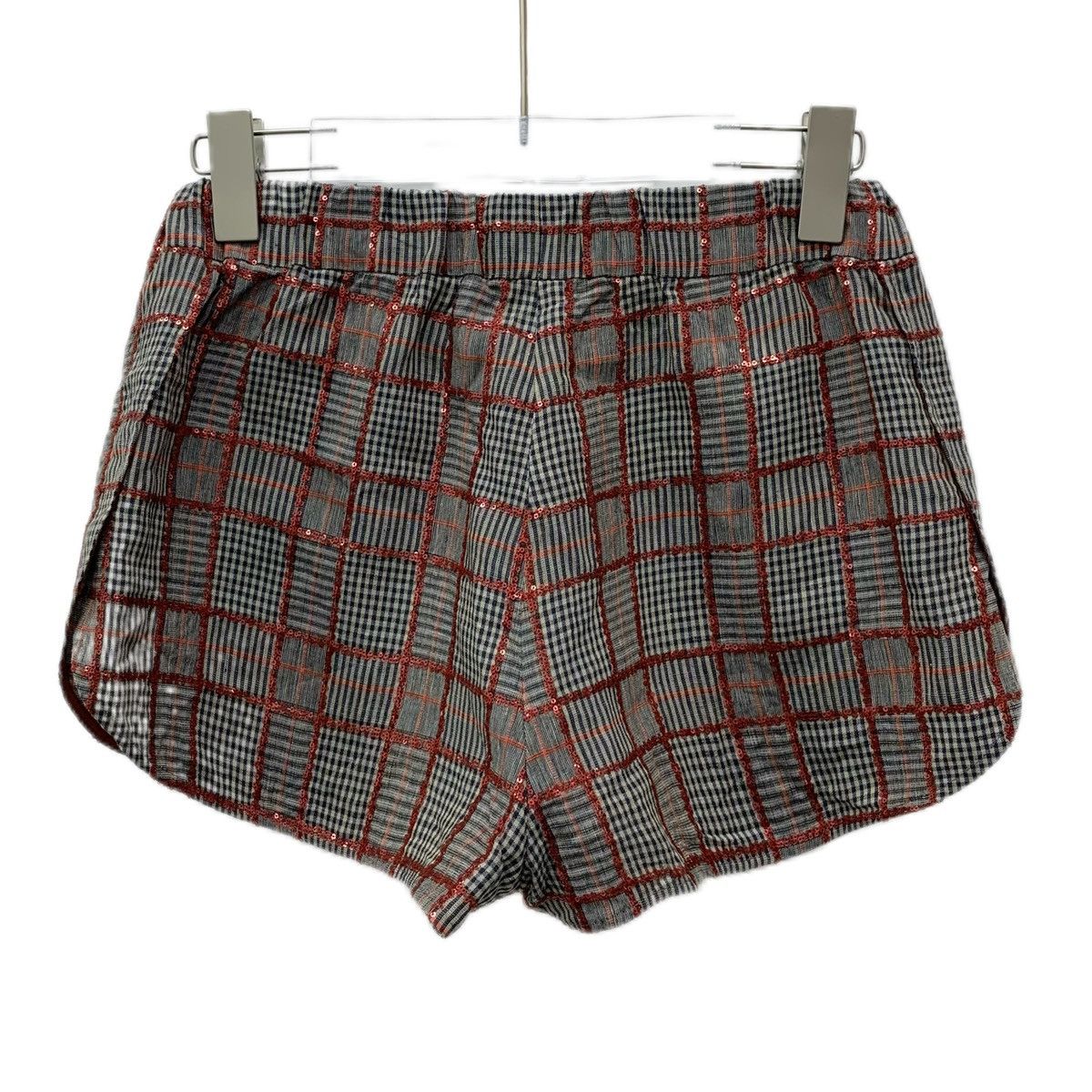 Brunello Cucinelli BC Color-block Plaid Sequin Linen Casual Shorts K26WX Size 26" / US 2 / IT 38 - 2 Thumbnail