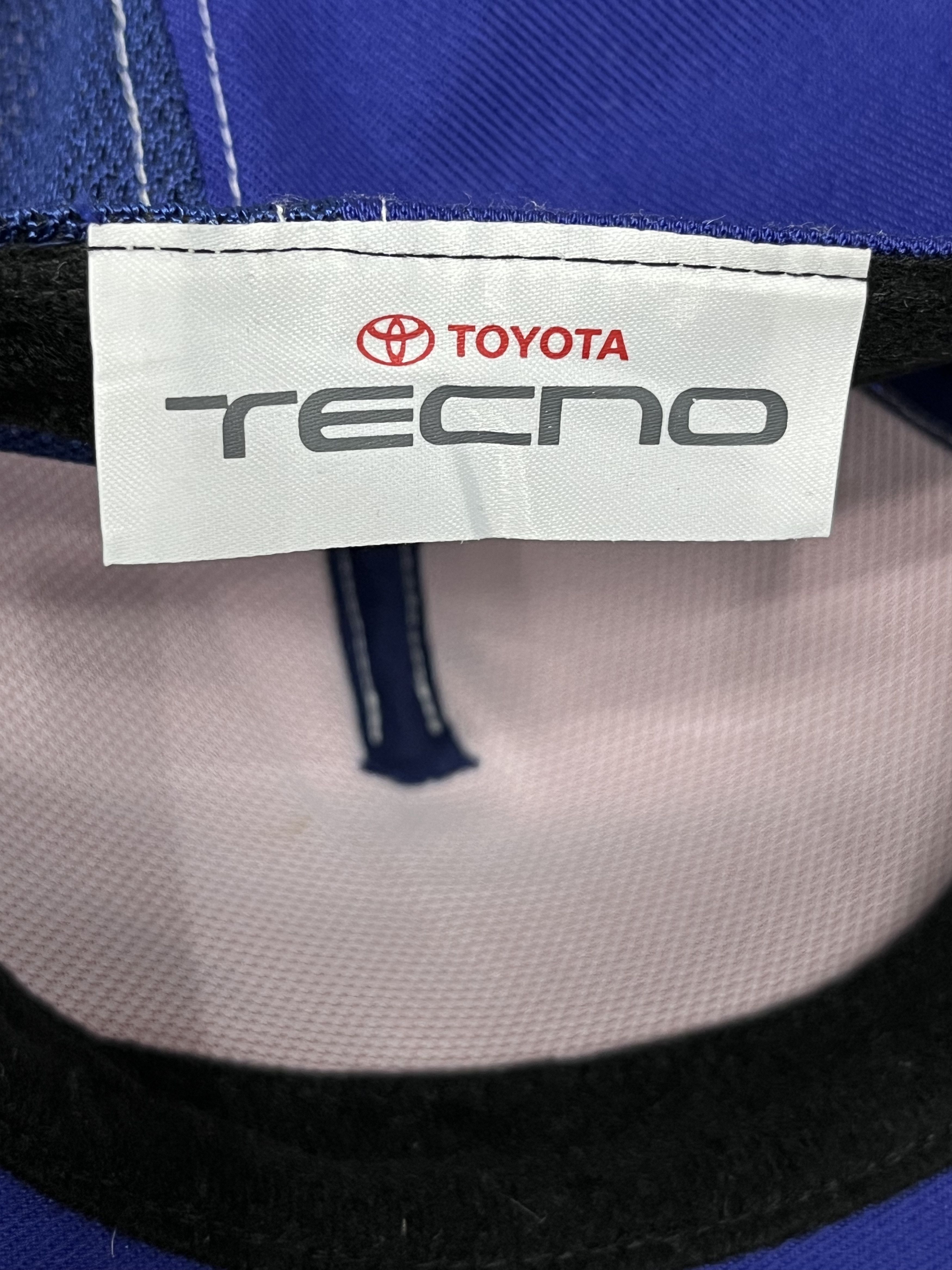 Japanese Brand 🎌 RARE 90’s TOYOTA TECNO Racing Japan Trucker Workers Hat Size ONE SIZE - 11 Thumbnail