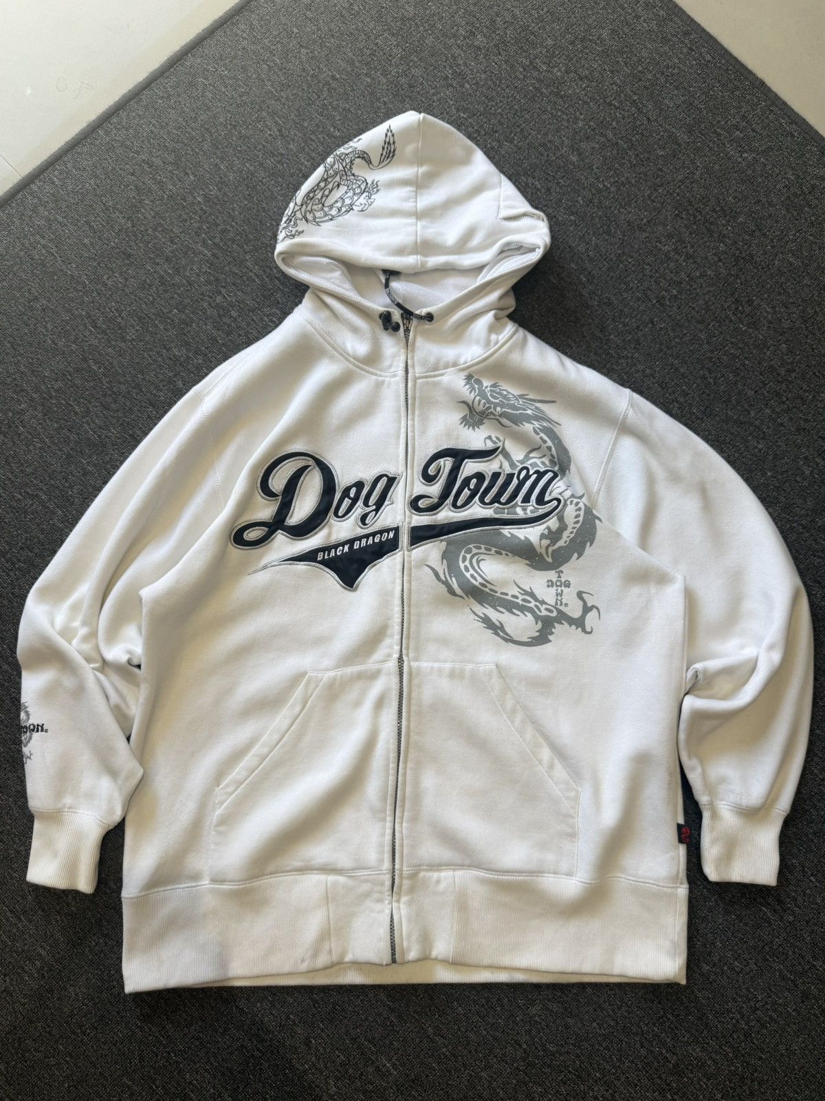 Dogtown Dogtown Dragon Design Full Zip Hoodie Size US XXL / EU 58 / 5 - 1 Thumbnail