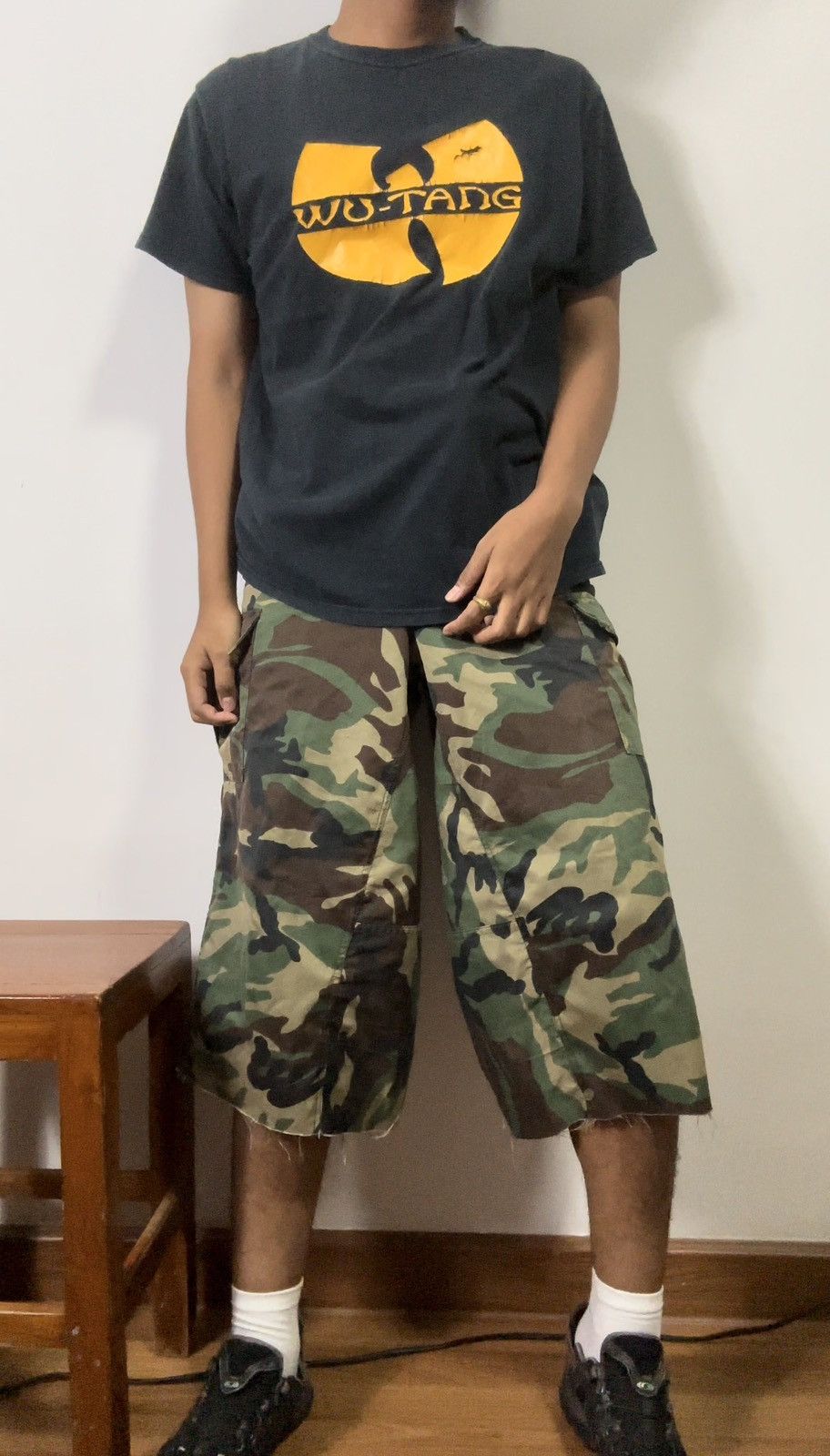 Vintage Vintage Military Camo Cargo Shorts Pants Size US 28 / EU 44 - 4 Thumbnail