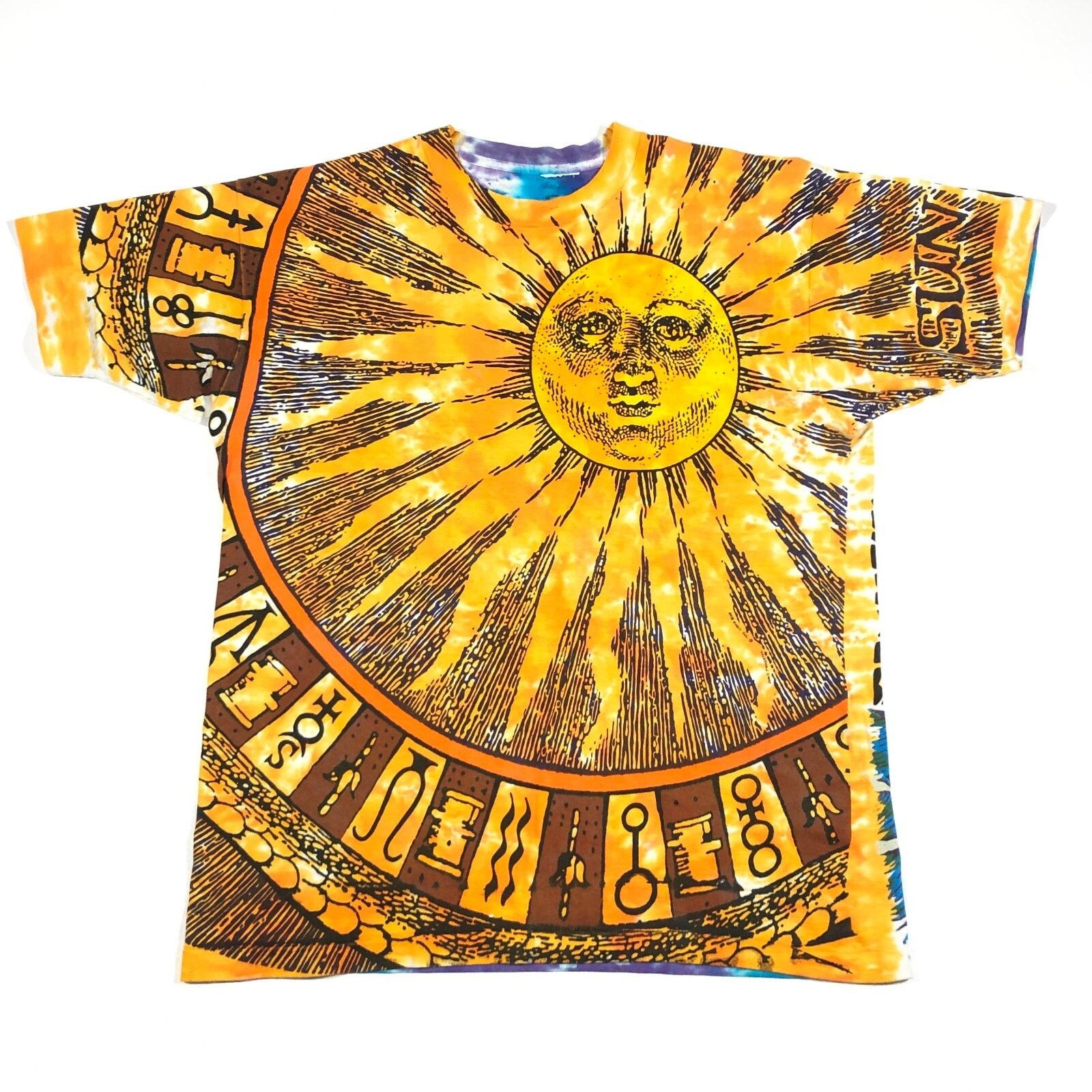 Liquid Blue × Vintage Vintage 1992 Liquid Blue Sun & Moon AOP Horoscope Tee Size US L / EU 52-54 / 3 - 1 Thumbnail