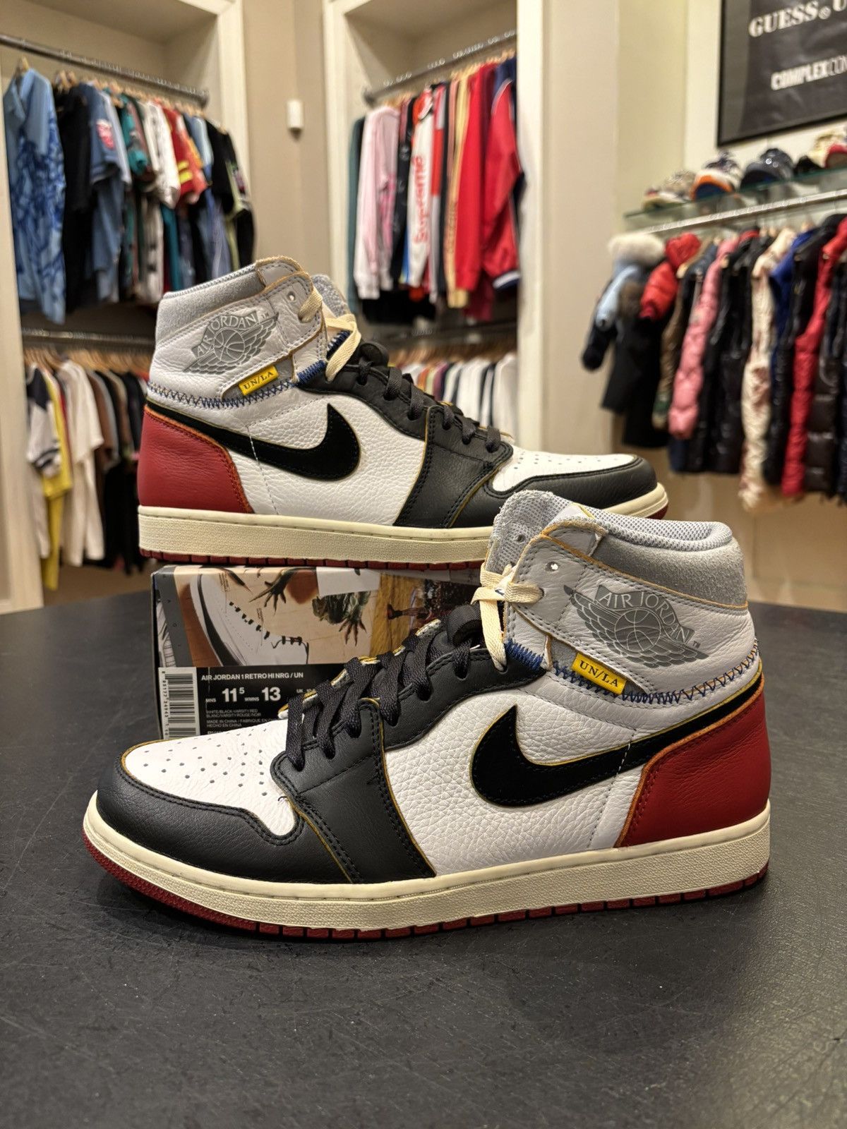 Jordan Brand Jordan 1 Retro High ‘UnLa Red’ Size US 11.5 / EU 44-45 - 1 Thumbnail