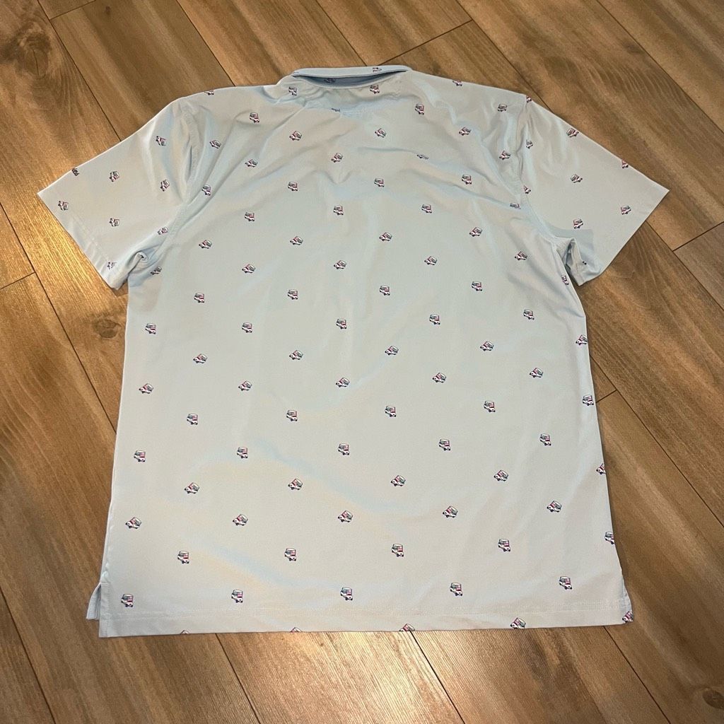 Chubbies Chubbies Blue Athletic Workout Casual Polo Men XL Bin H-47 Size US XL / EU 56 / 4 - 4 Thumbnail