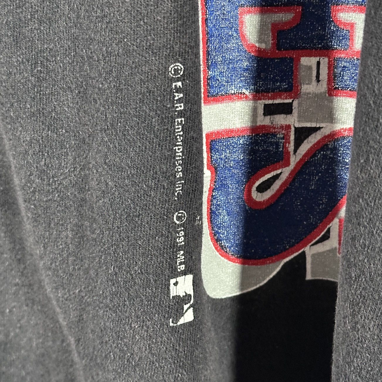MLB 1991 Atlanta Braves Navy Sun Faded Tank Size US XL / EU 56 / 4 - 4 Thumbnail