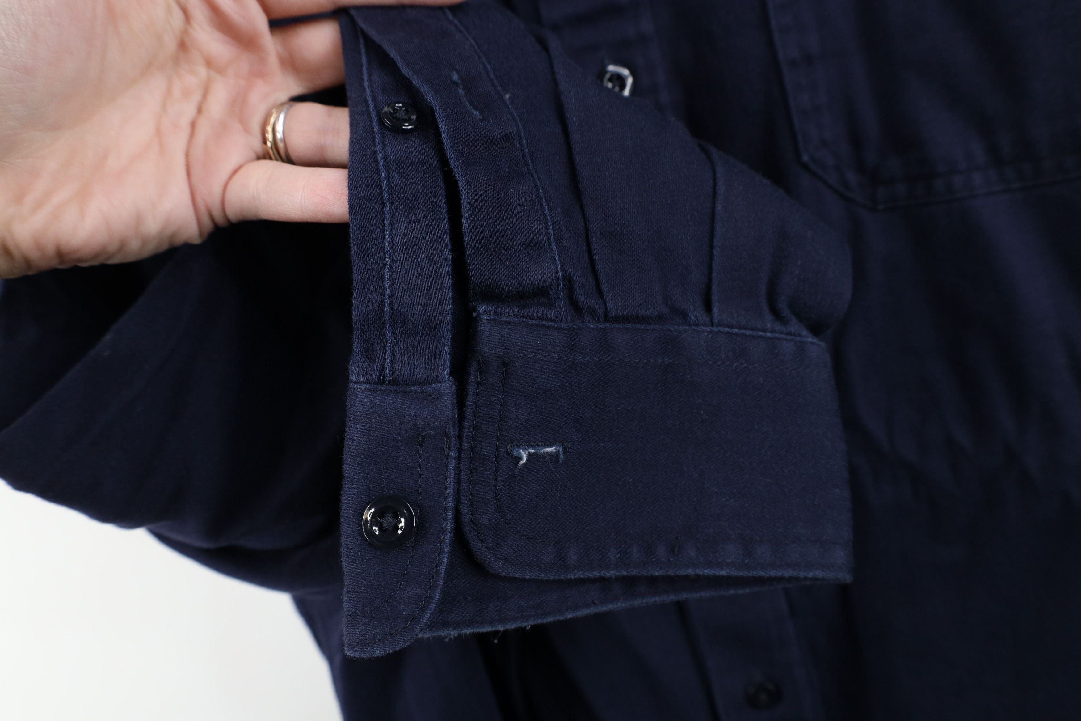 Ariat Ariat FR Fire Flame Resistant 2 Work Button Down Shirt Blue Size US XXL / EU 58 / 5 - 8 Thumbnail