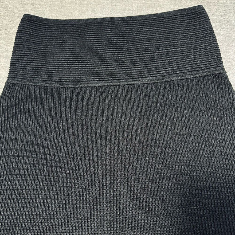 Other New Babaton Sculpt Knit Mini Black Skirt Size M Size 30" / US 8 / IT 44 - 3 Thumbnail