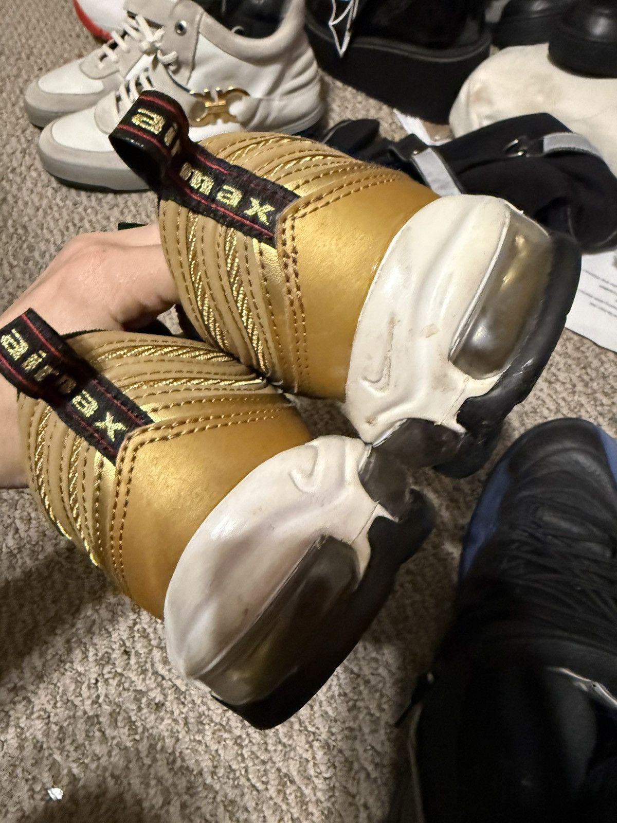 Nike Nike Air Max 97 OG Metallic Gold 2023 🏆⭐️ Size US 10 / EU 43 - 12 Thumbnail