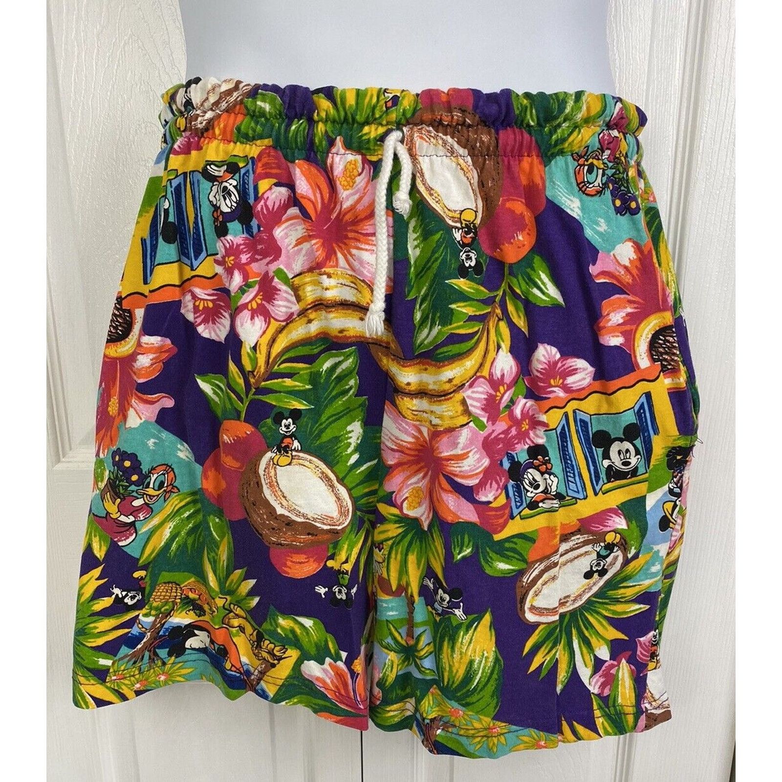 Mickey Unlimited VTG Mickey Unlimited Disney Jerry Leigh Fruit Floral Shorts Size 30" / US 8 / IT 44 - 1 Thumbnail