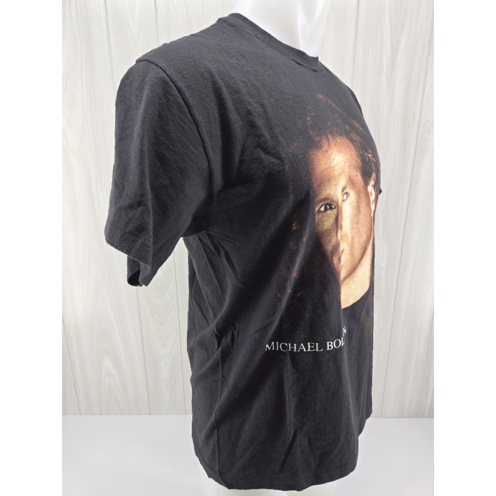 Hanes VINTAGE Michael Bolton 1993 Timeless Tour Shirt Large 90s Hanes Cotton T-Shirt Men Black Short Sleeve Graphic Print Size US L / EU 52-54 / 3 - 7 Thumbnail