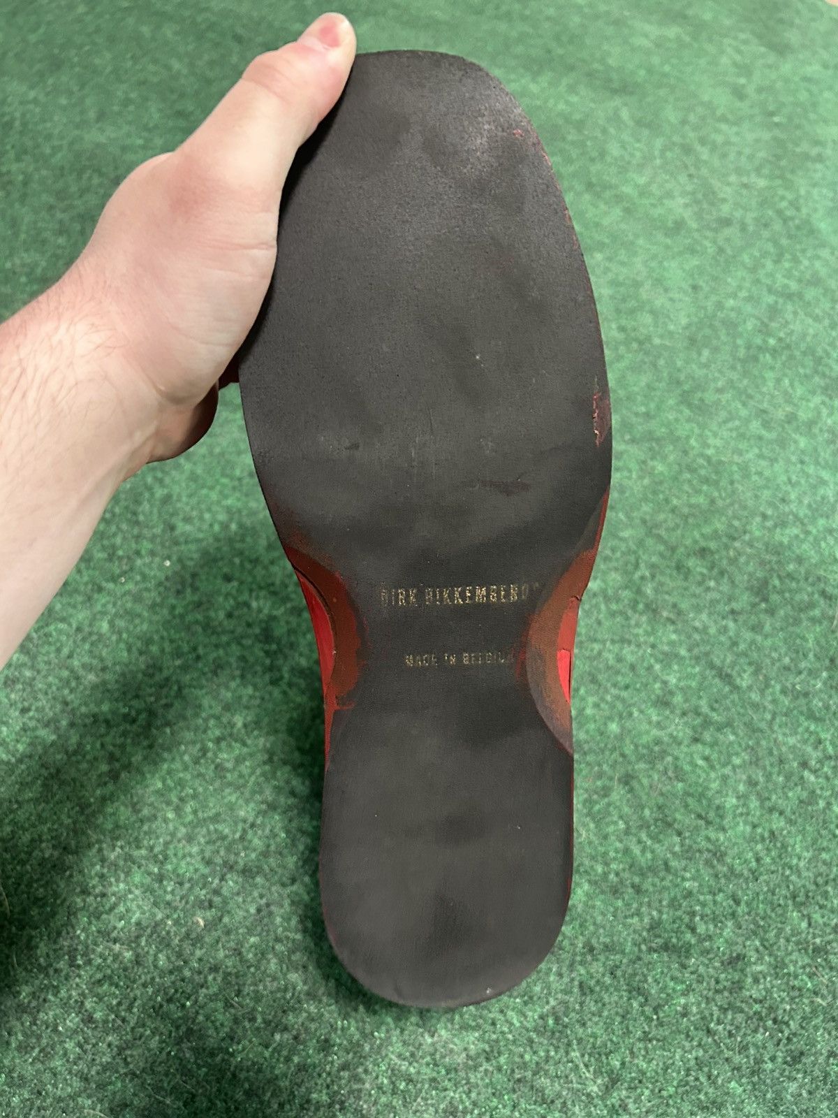 Dirk Bikkembergs × Vintage AW96 Dirk Bikkembergs Red Strap Boots Size US 8.5 / EU 41-42 - 8 Thumbnail