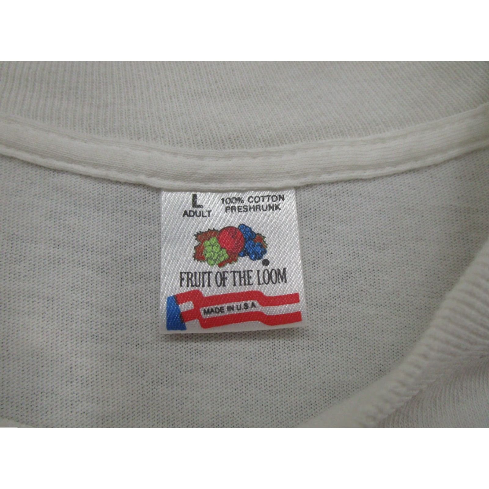 Fruit Of The Loom VINTAGE Pirates of the Mississippi Band Music SIGNED AUTOGRAPHED Shirt SZ L / Mens / White / Short Sleeve / T-Shirt Size US L / EU 52-54 / 3 - 6 Thumbnail
