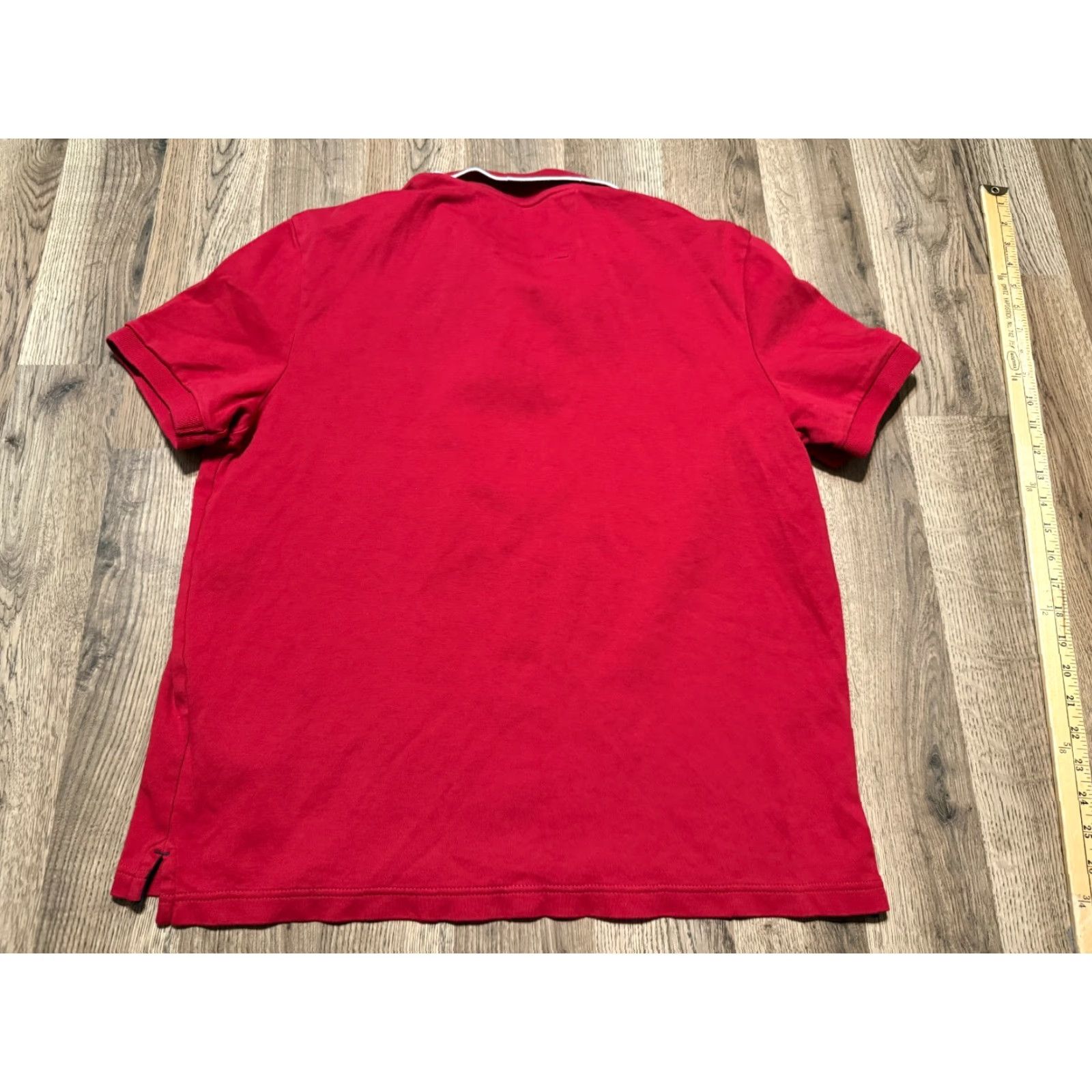 Nautica Nautica Polo Shirt Men's Large Red Short Sleeve Stretch Casual Size US L / EU 52-54 / 3 - 2 Thumbnail