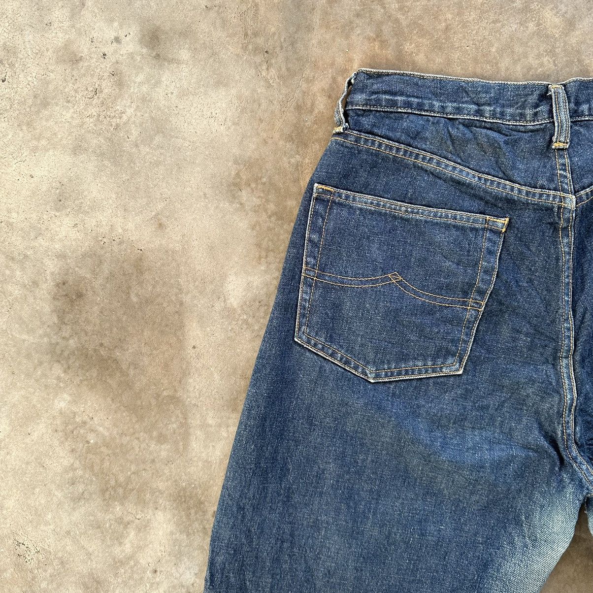 Japanese Brand Vintage Bobson Sick Pant Faded Denim Jean W30 Size US 30 / EU 46 - 13 Thumbnail