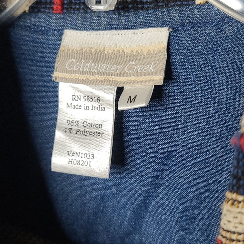 The Unbranded Brand Coldwater Creek Vintage Tapestry patriotic flag jacket M Size M / US 6-8 / IT 42-44 - 6 Thumbnail