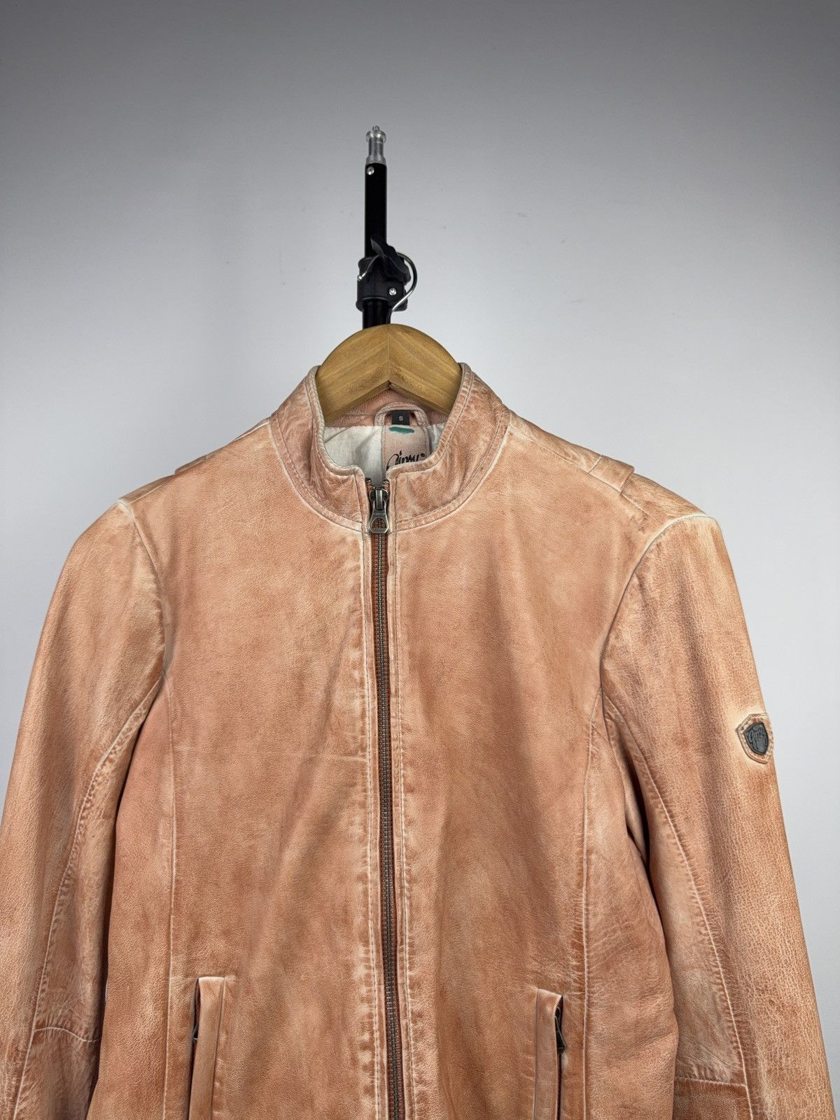 Genuine Leather Vintage 90s Gipsy Avant Garde Leather Biker MOTO Y2K Jacket Size S / US 4 / IT 40 - 2 Thumbnail