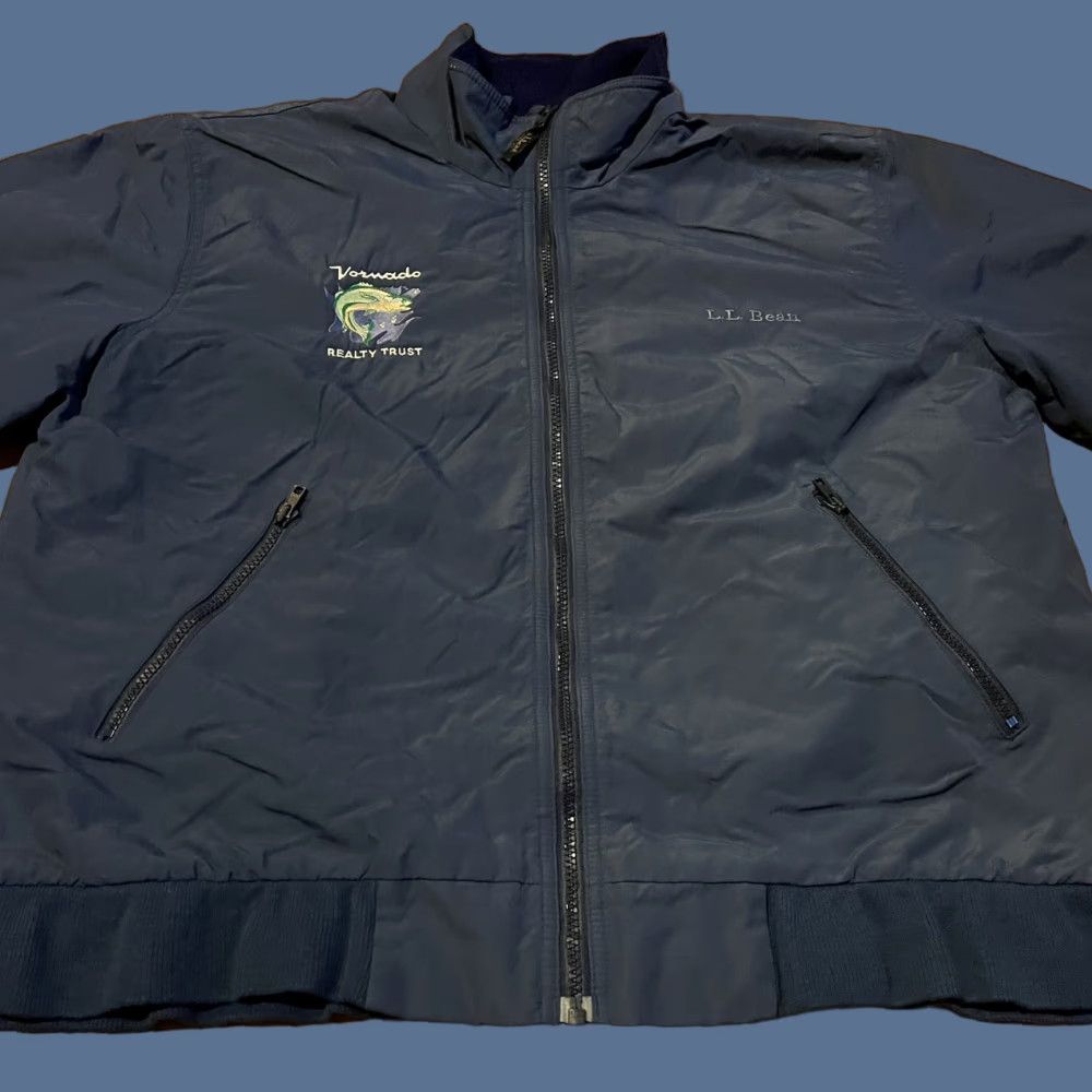Vintage VINTAGE L.L. Bean Three Season Jacket Mens Large Blue Bomber Jacket Size US L / EU 52-54 / 3 - 1 Thumbnail