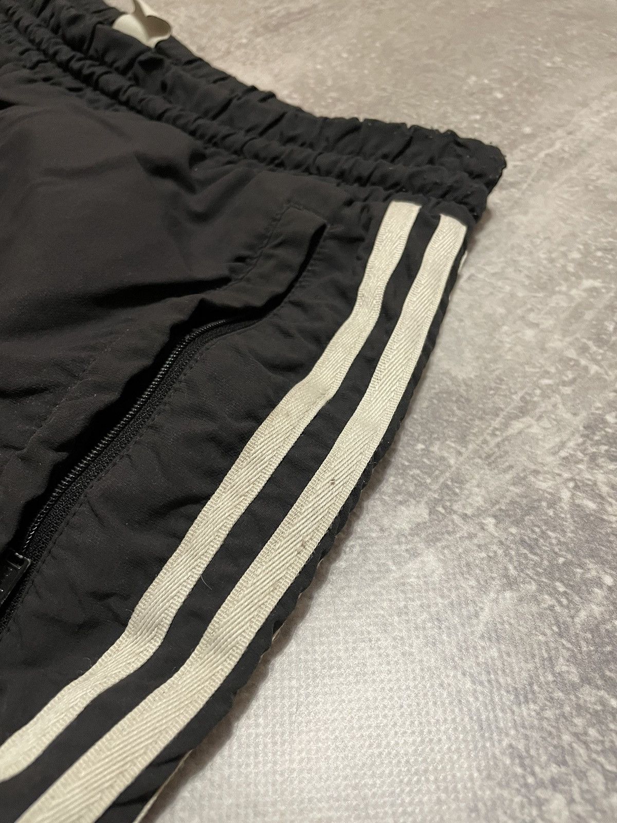 Adidas Vintage Adidas Nylon Parachute Striped Pants Size US 34 / EU 50 - 10 Thumbnail