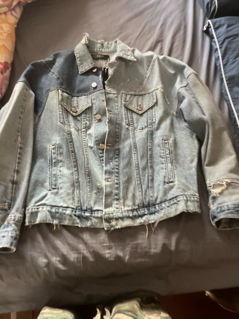 Amiri Amiri cowboy destroys jacket-2506 Size US M / EU 48-50 / 2 - 1 Thumbnail