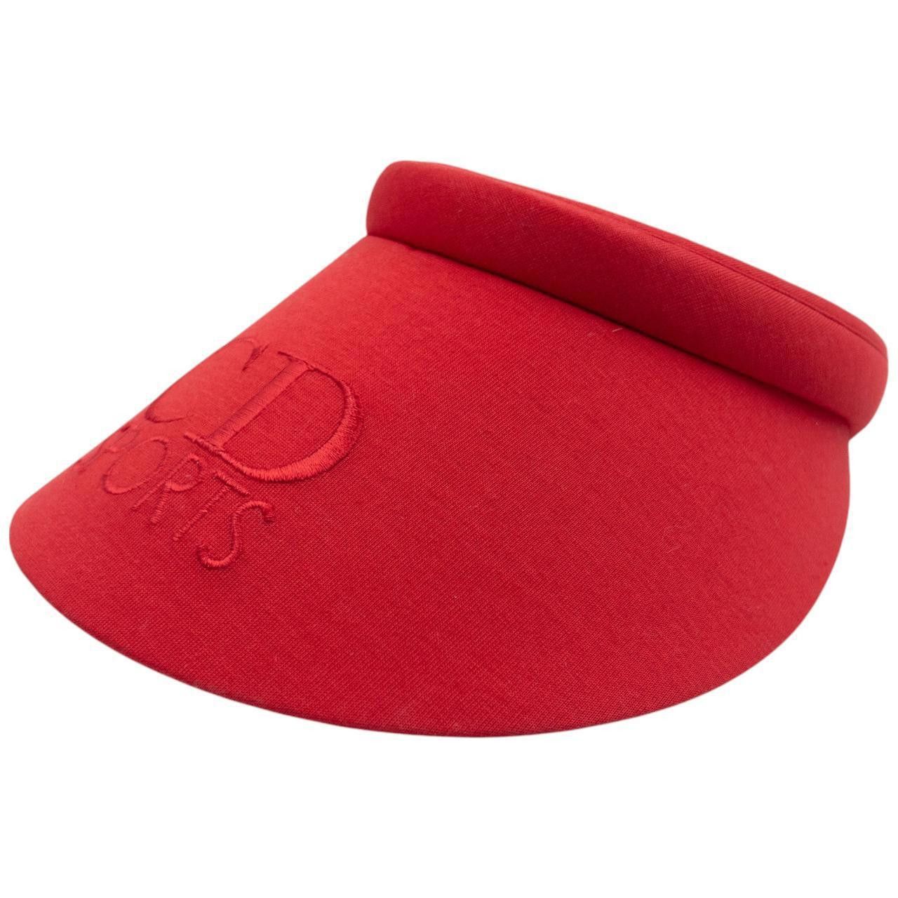Dior Vintage Dior Sports Embroidered Headband Visor Hat Size ONE SIZE - 3 Thumbnail