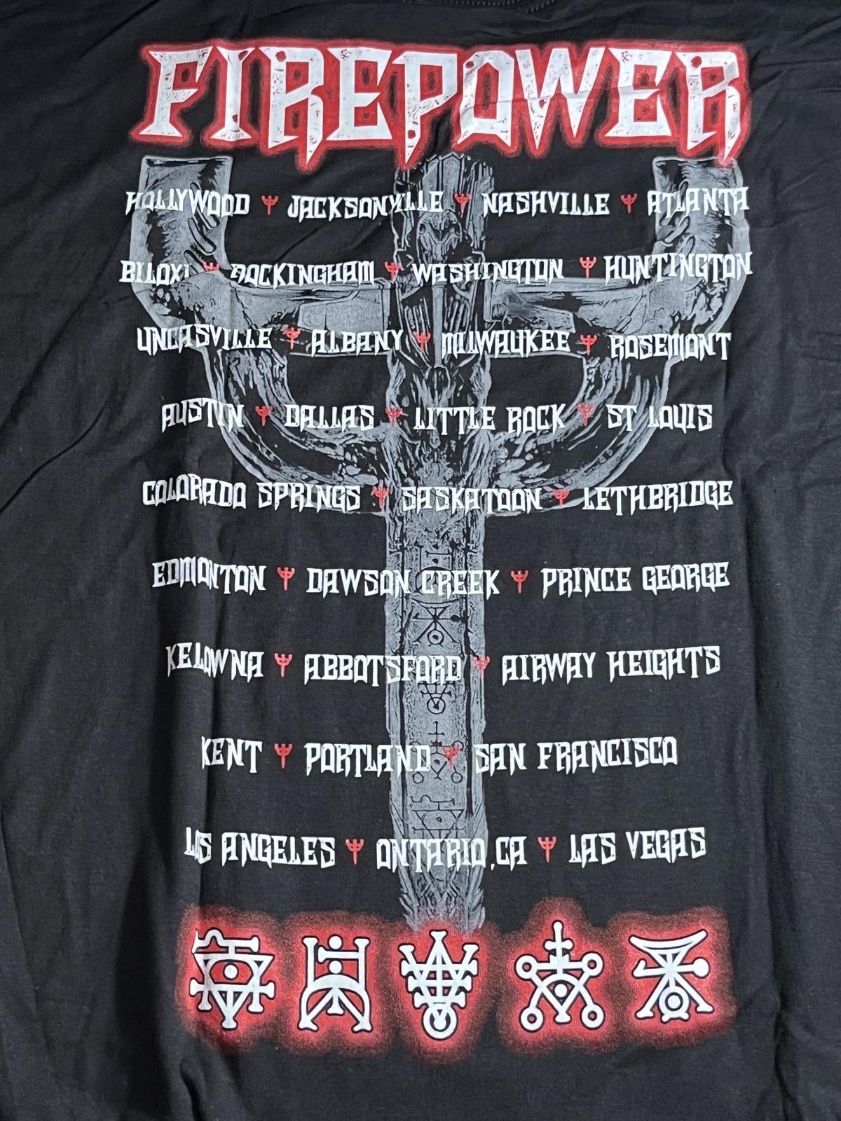 Designer Judas Priest Painkiller T-shirt - Firepower Tour 2019 XXL Size US XXL / EU 58 / 5 - 6 Thumbnail