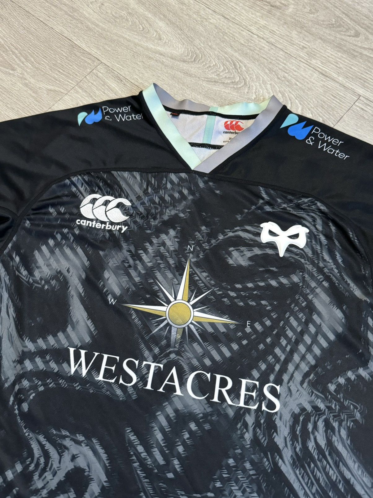 Canterbury of New Zealand 🔷Ospreys Rugby Shirt 2020/21 Canterbury🔷 Size US XXL / EU 58 / 5 - 4 Thumbnail