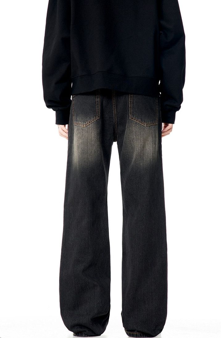 Japanese Brand × Jean American heavy-duty retro wide-leg bootcut jeans for men Size US 32 / EU 48 - 6 Thumbnail